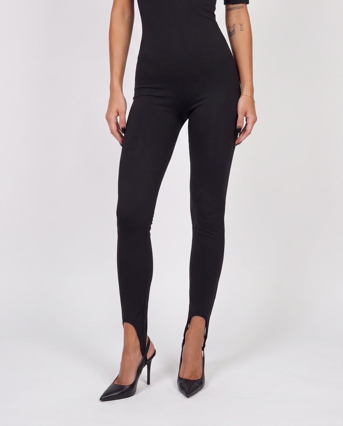Jumpsuit Lace Keyhole-Black