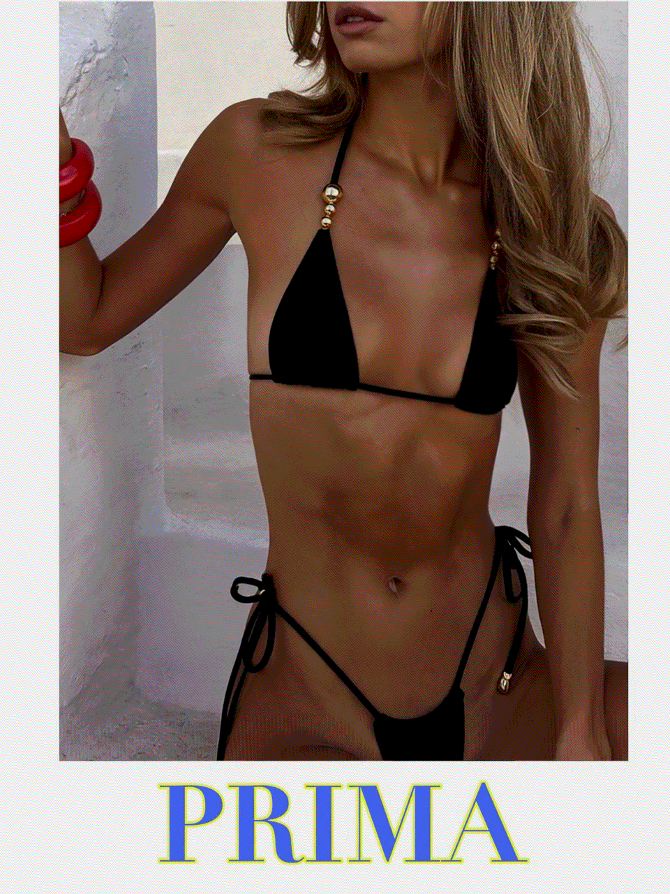 Bikini Triangolo Push Up-Black