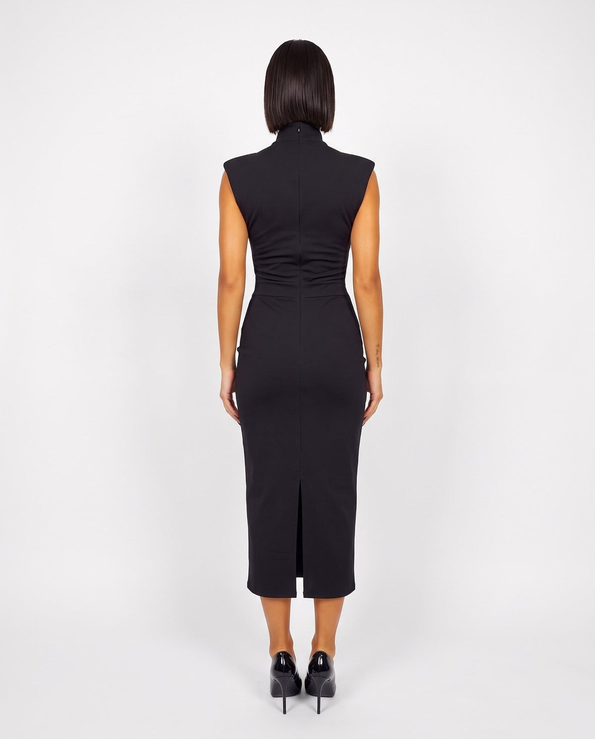Abito High Neck-Black