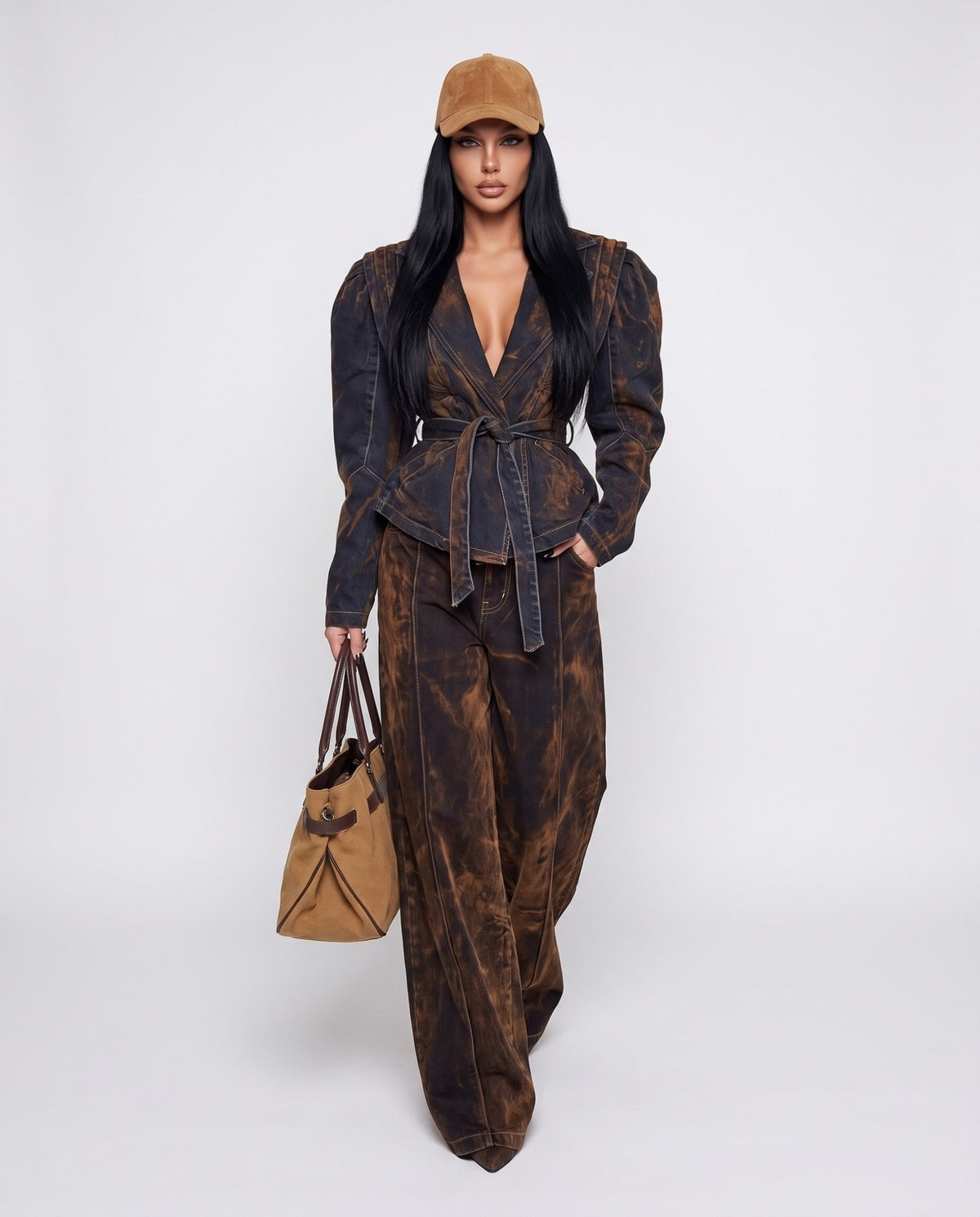 Giacca Velvet Mood-Brown