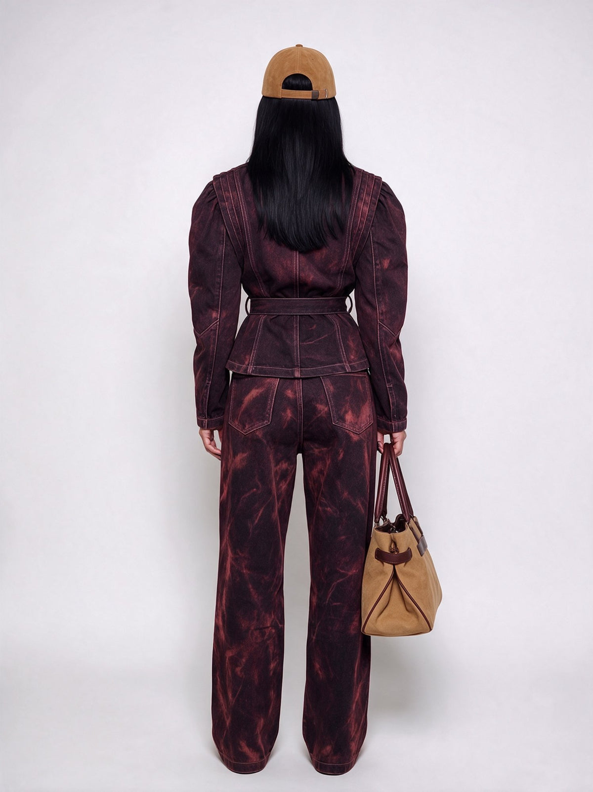 Total Look Velvet Mood-Cherry Red