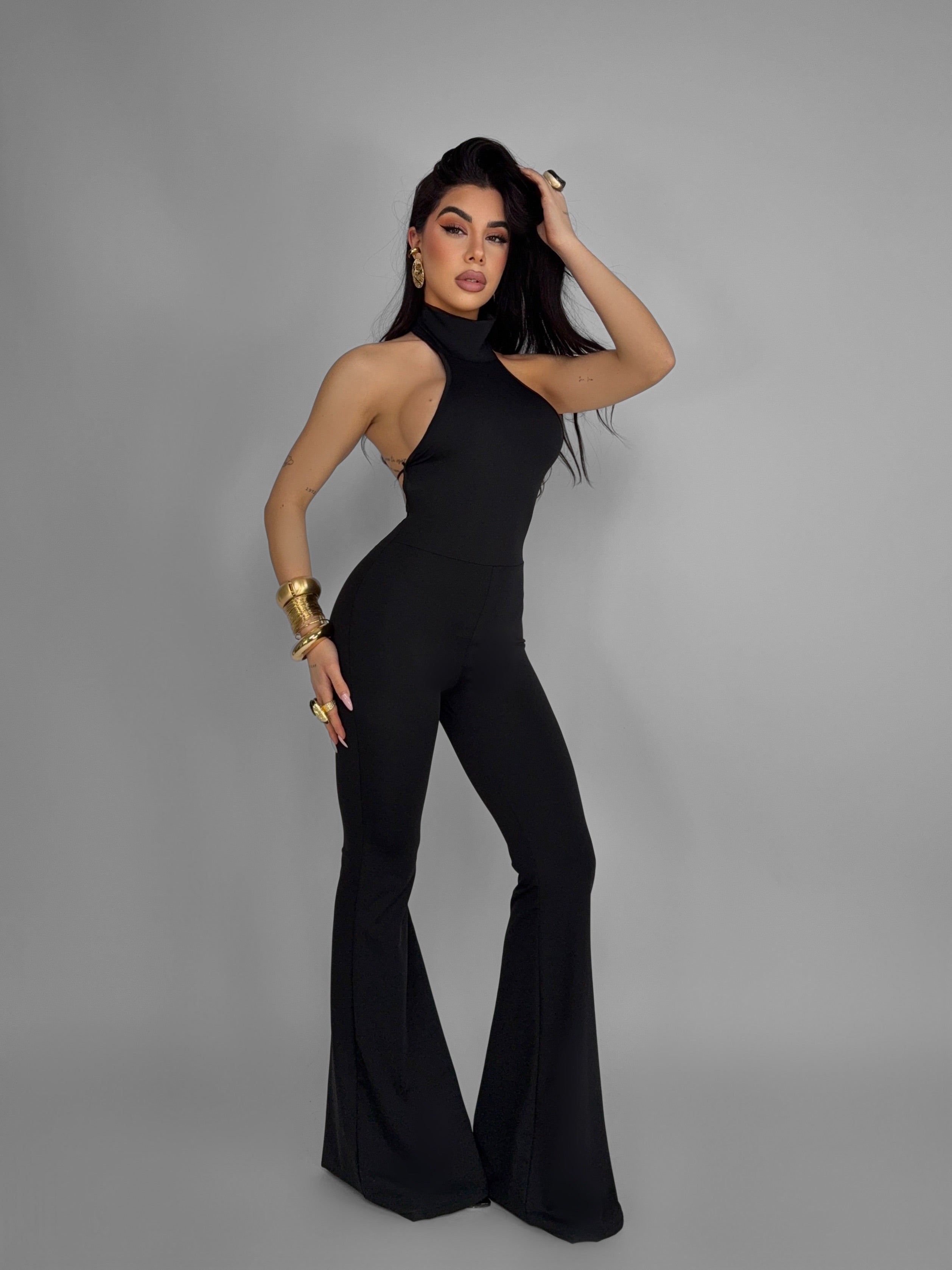 Tuta Halter-Black