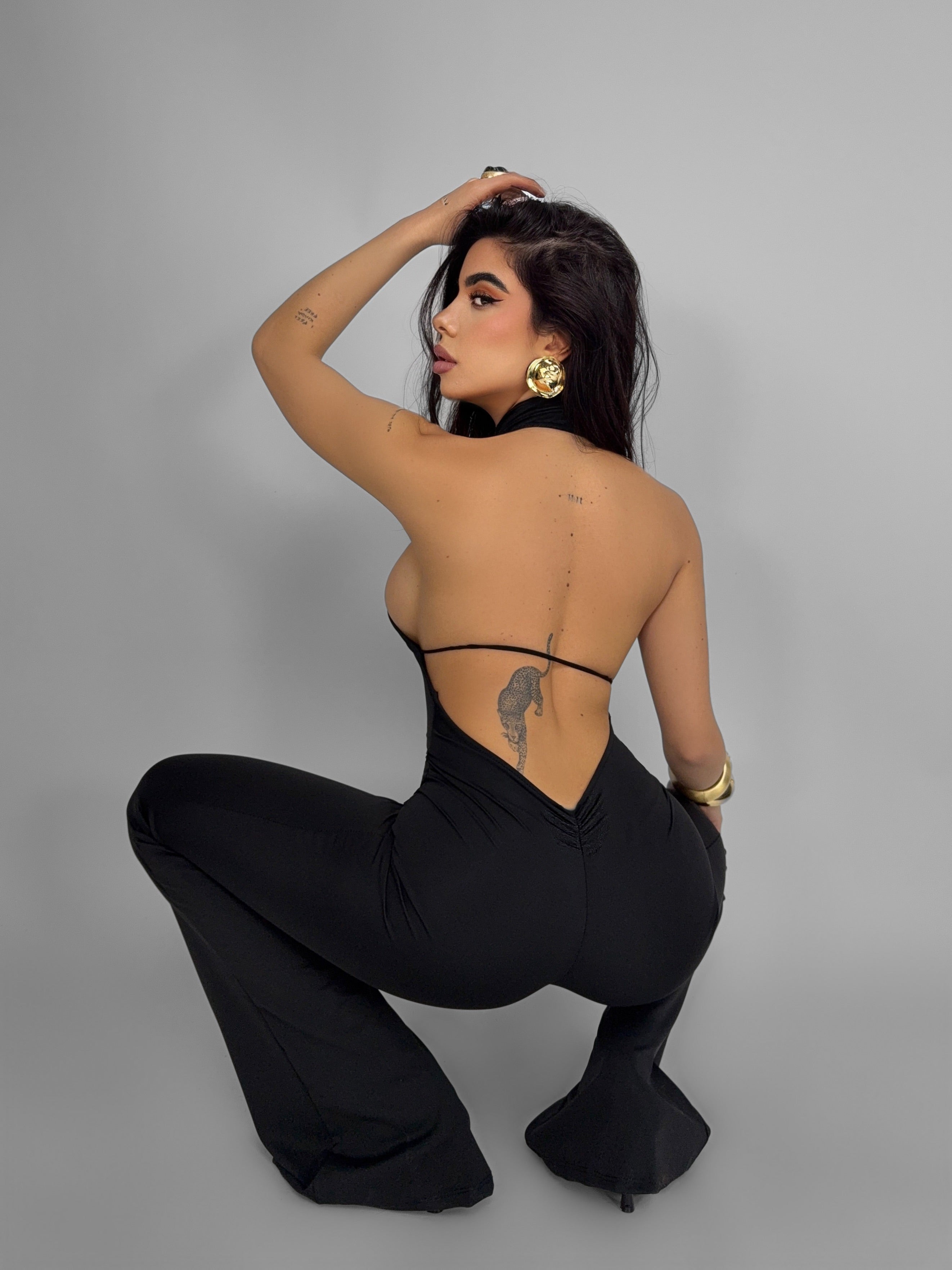 Tuta Halter-Black