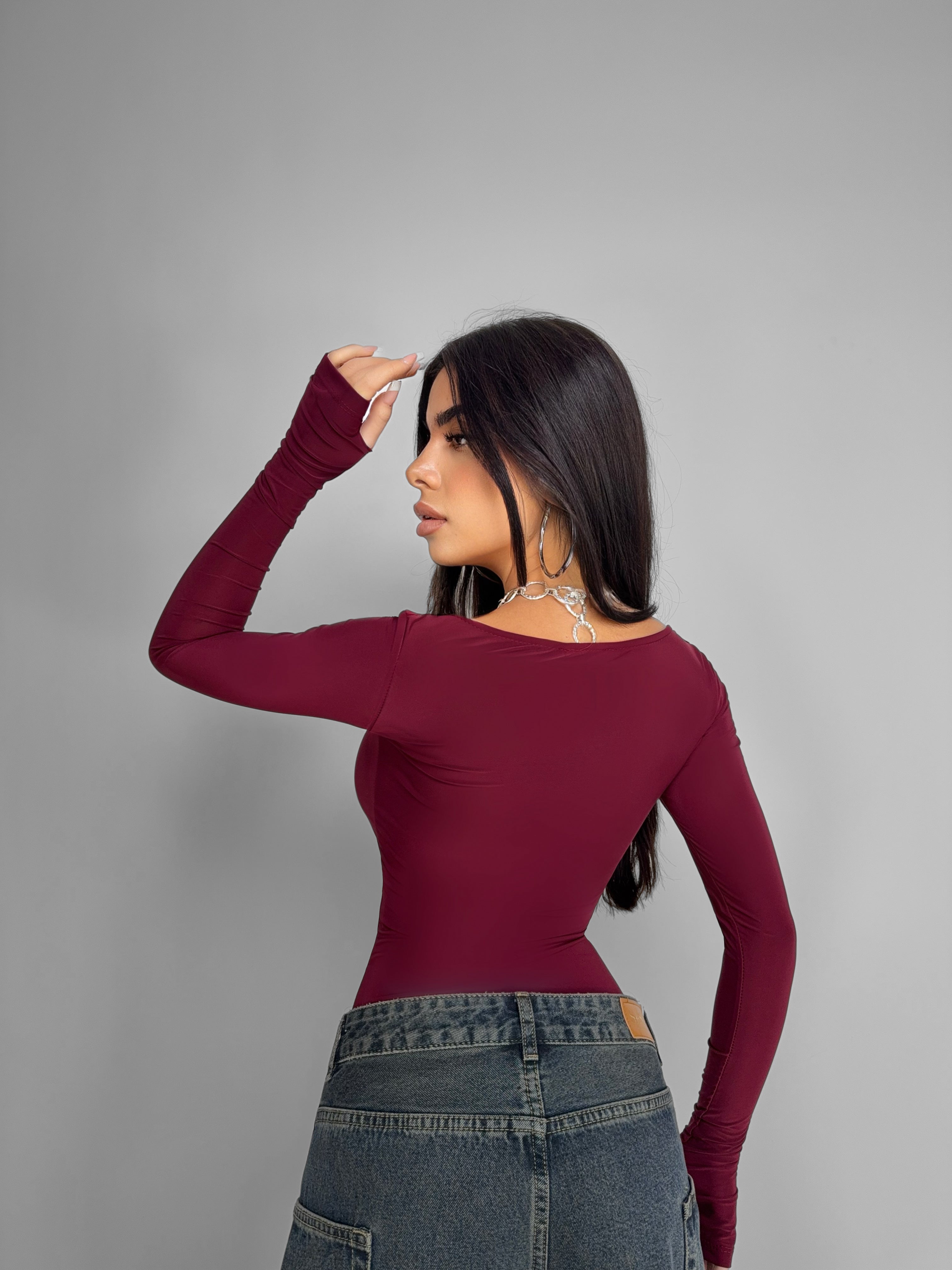 Maglia Unaffected-Cherry-red