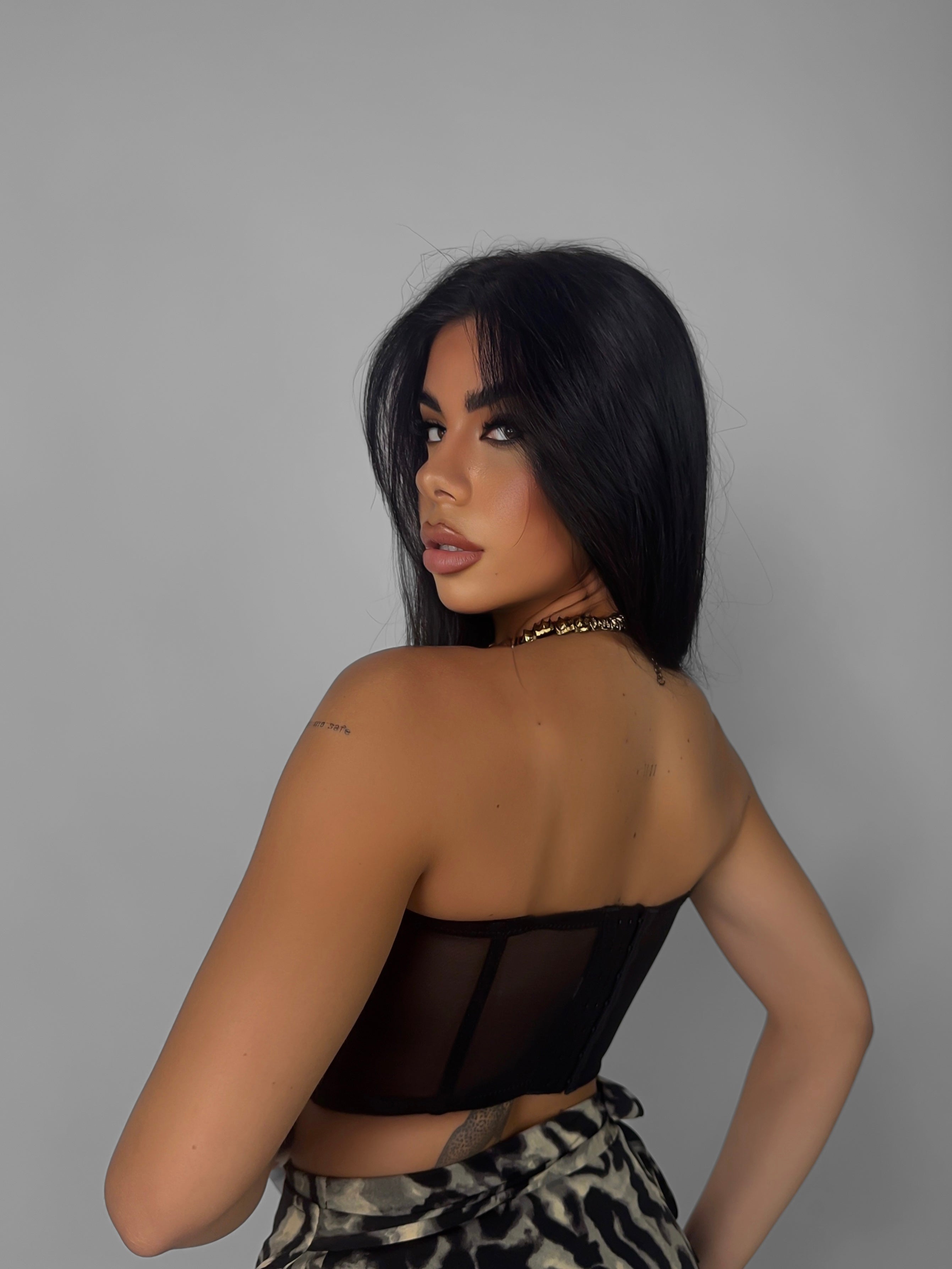Top Bustier Floral Temptation