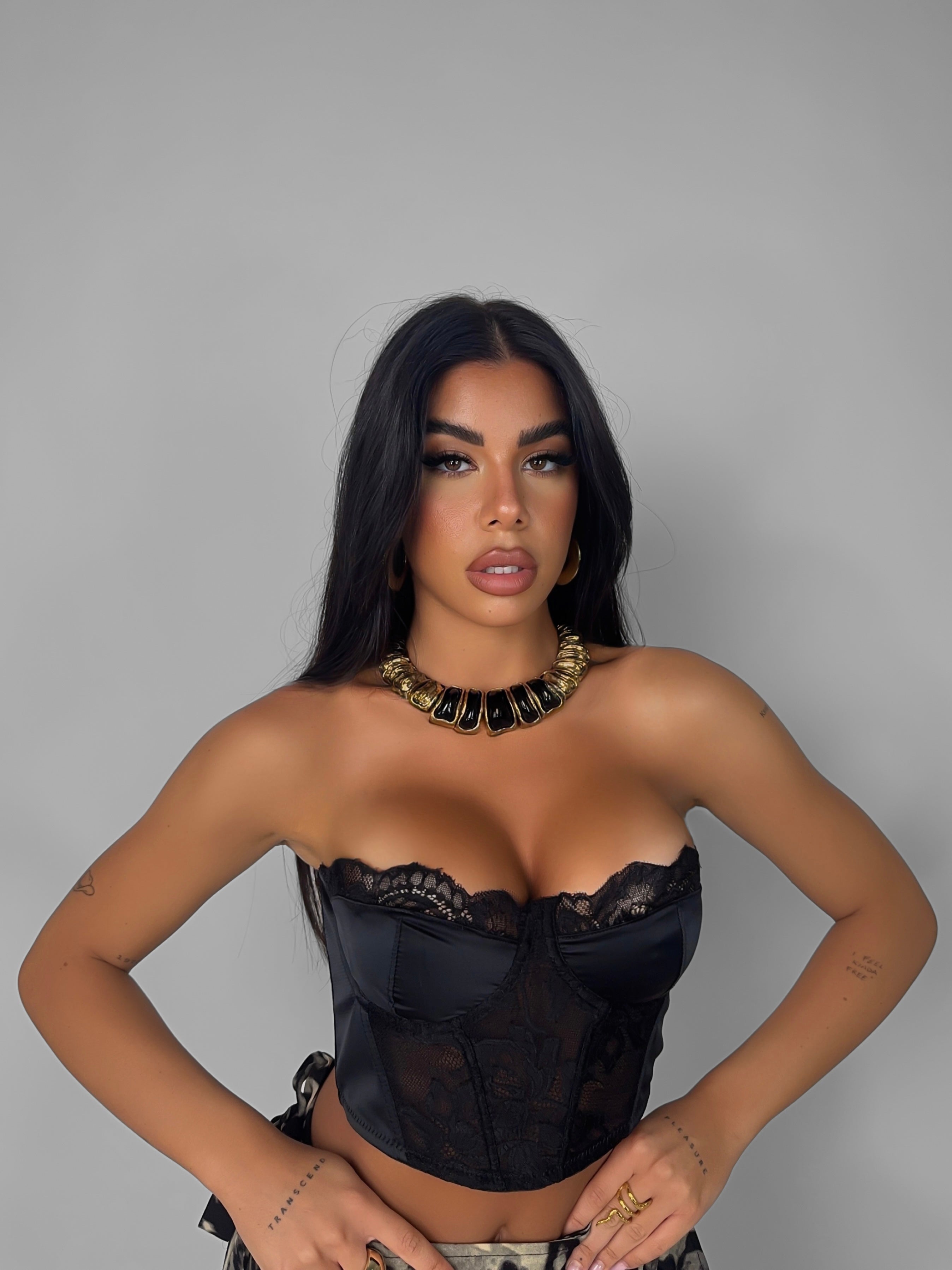 Top Bustier Floral Temptation