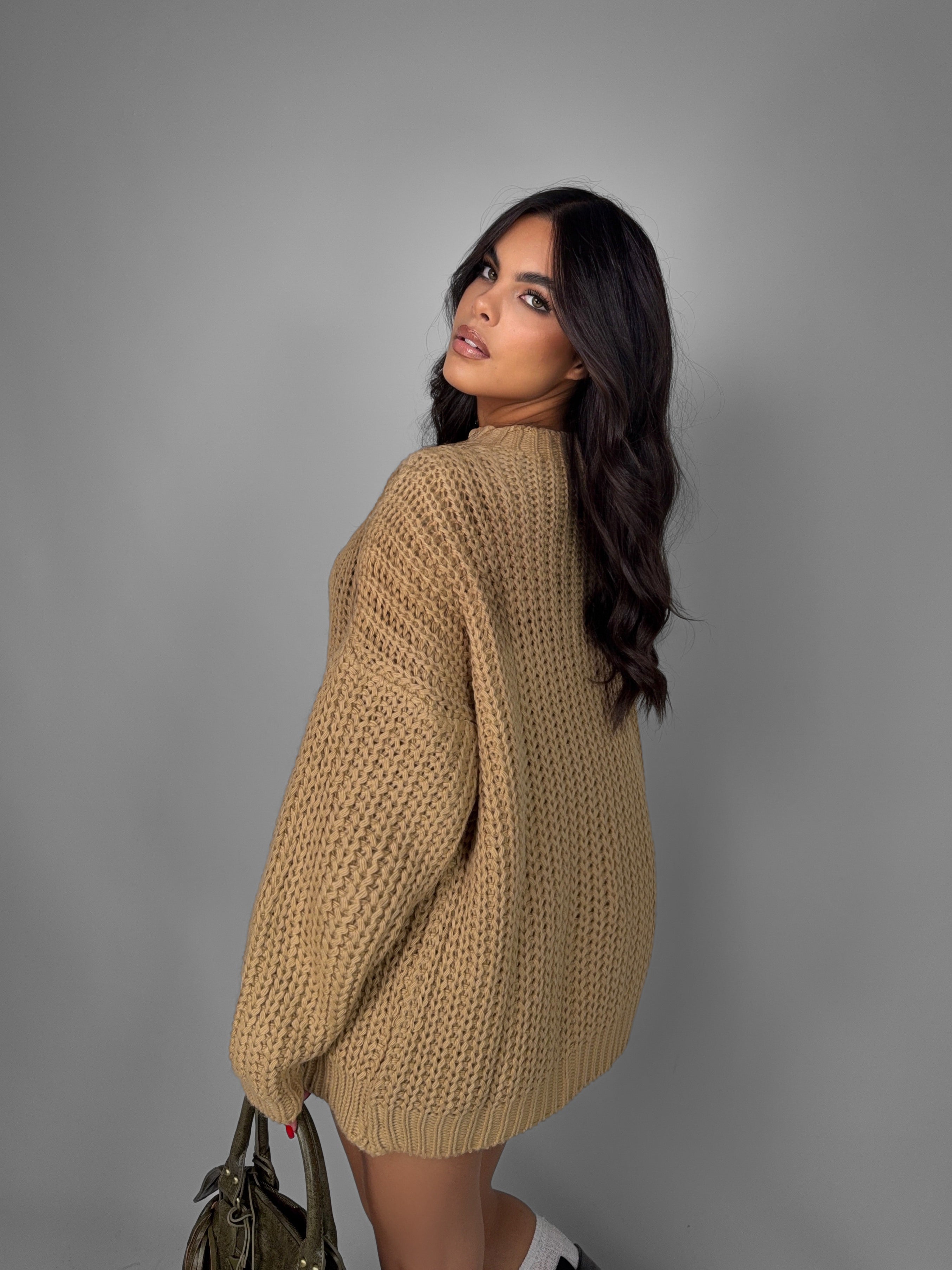 Maglione Wool - Camel