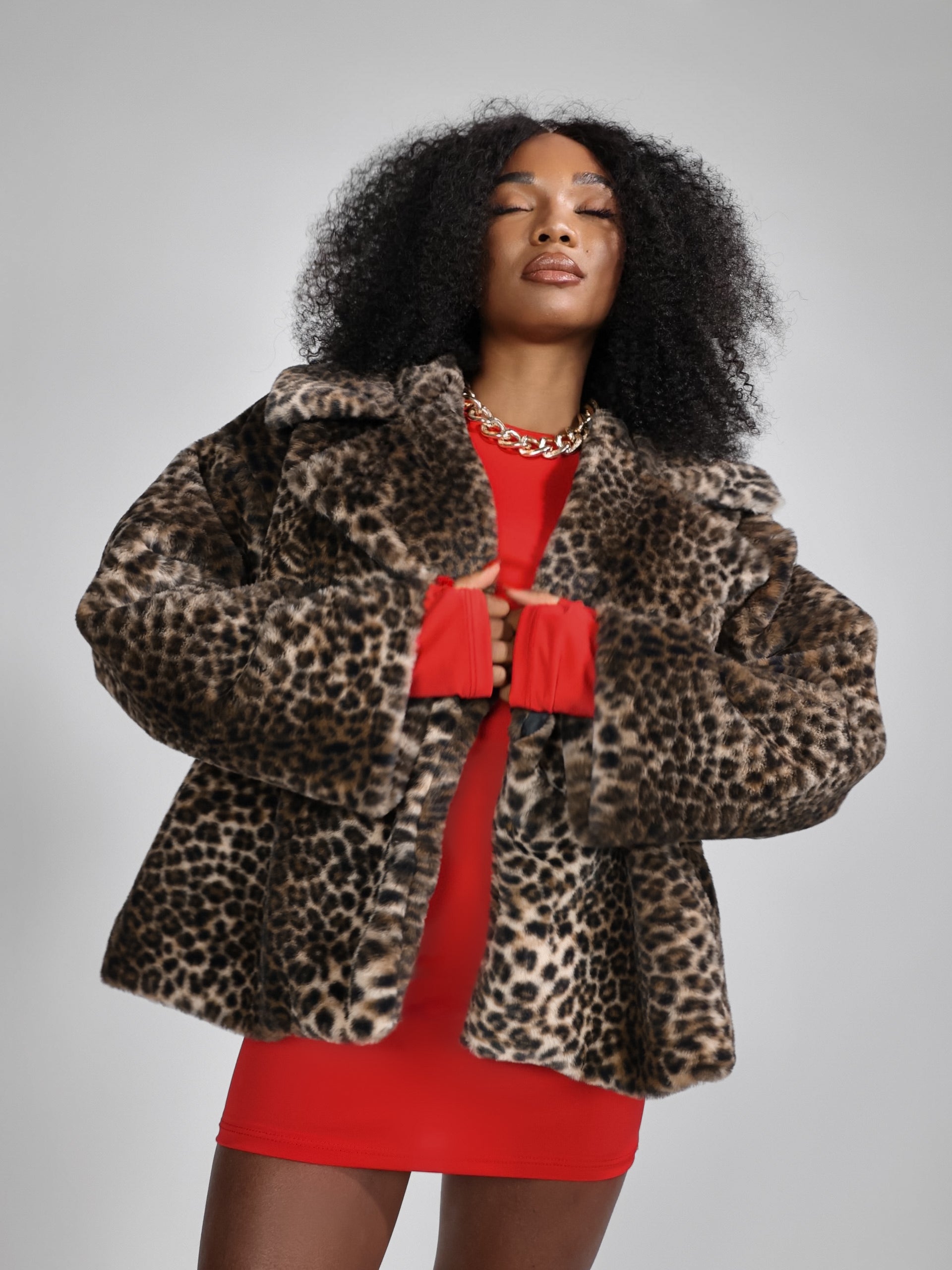Pelliccia Leopard Model