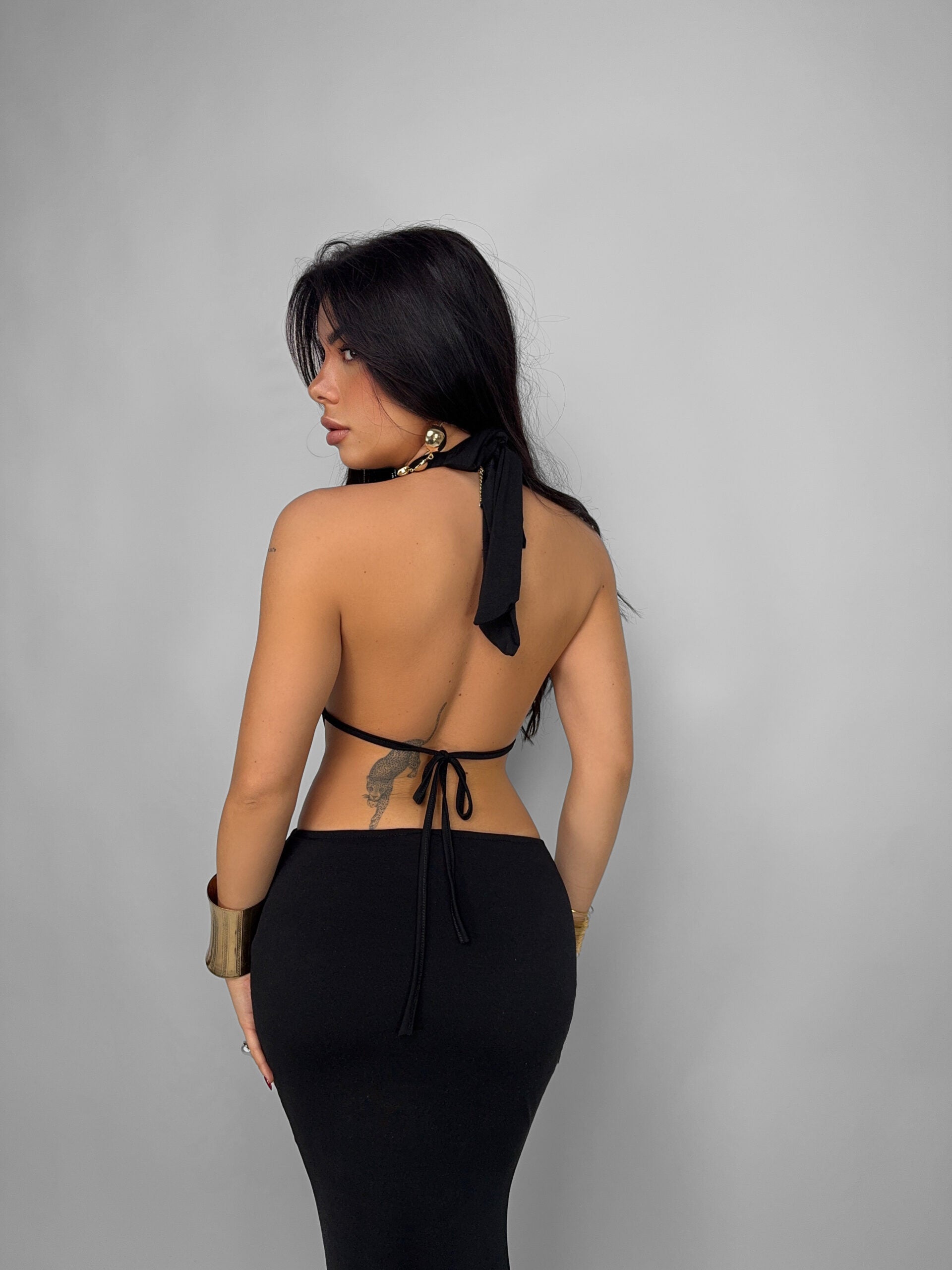 Abito Seashell - Black
