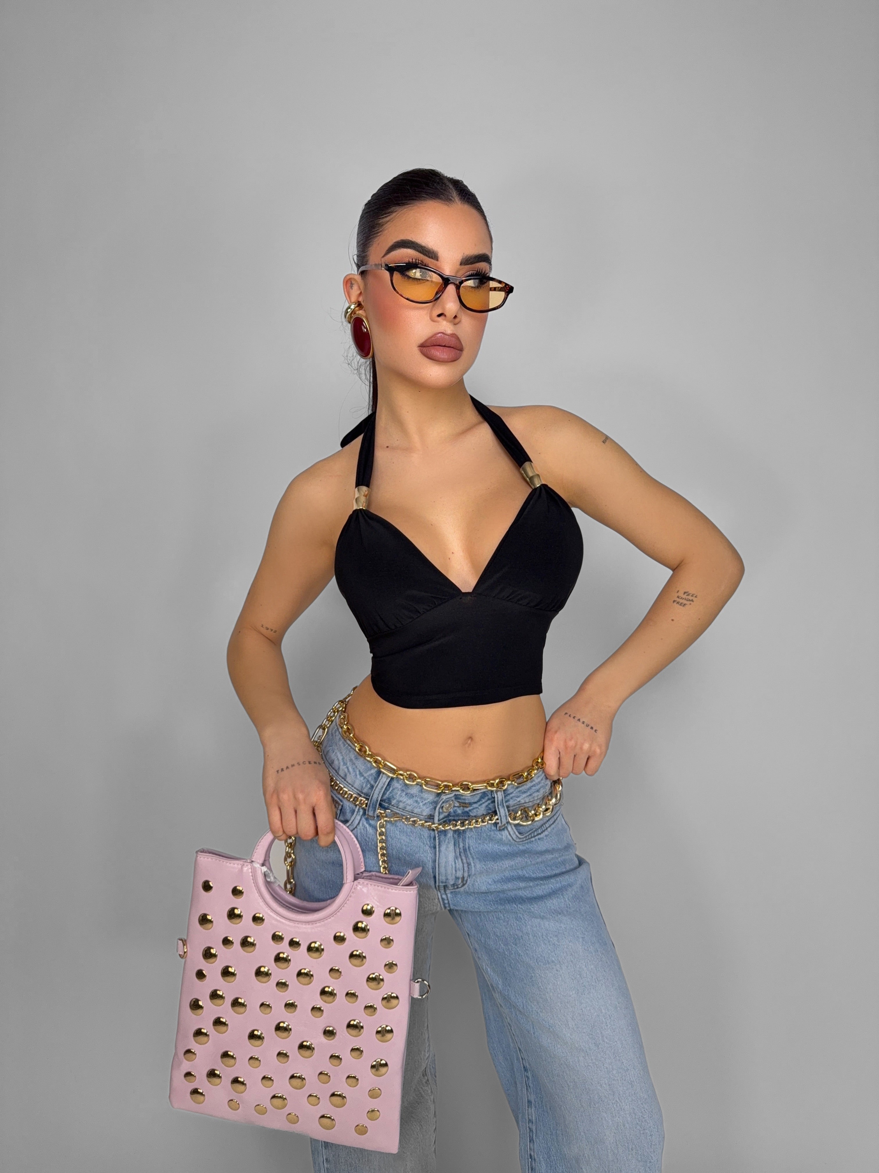 Top Gold Line-Black