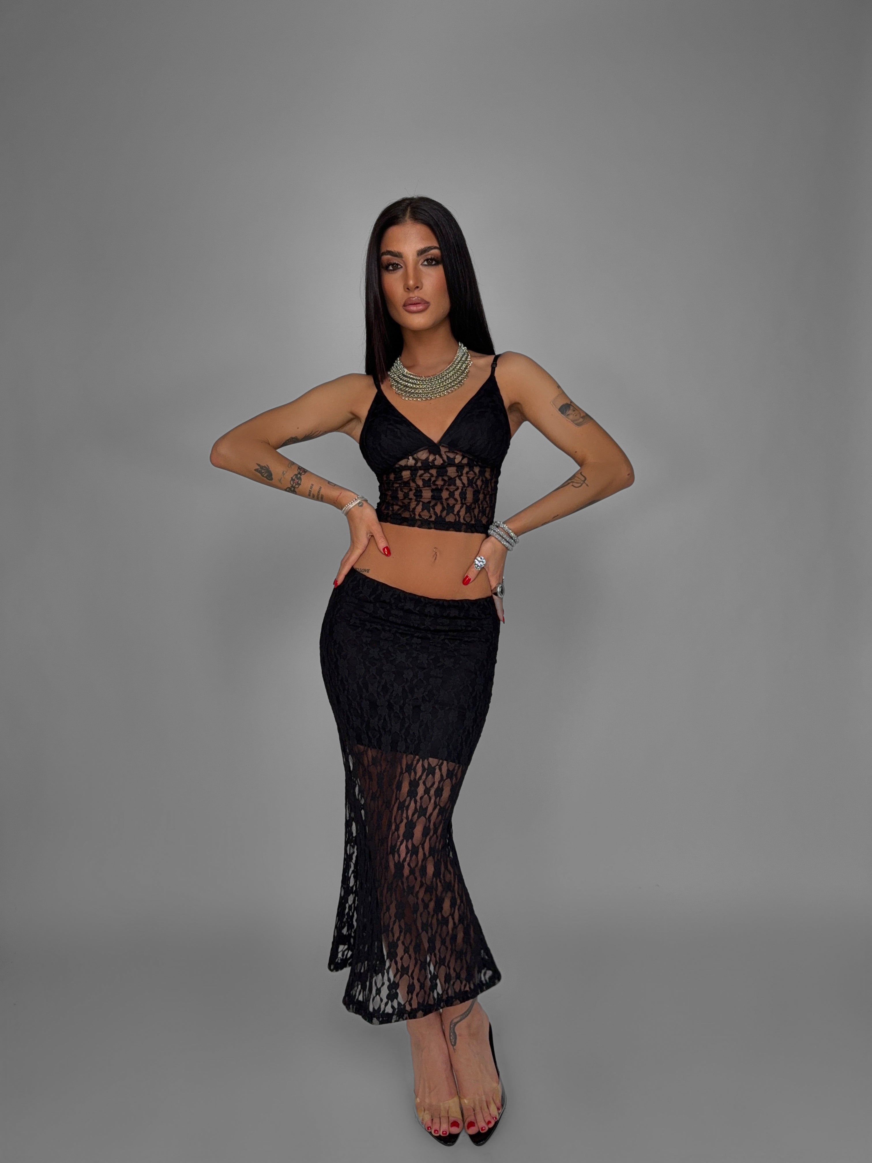 Completo Lace Poise-Black