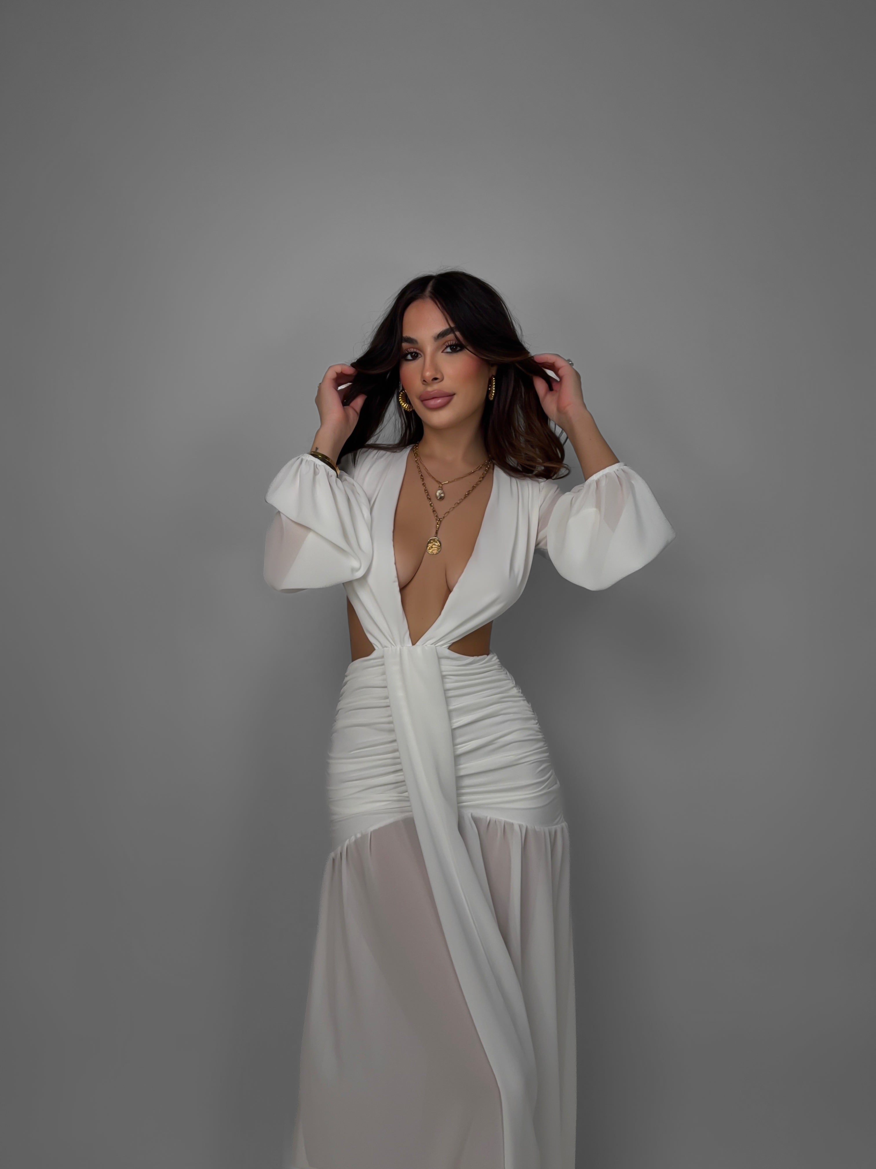 Abito Dafne - White