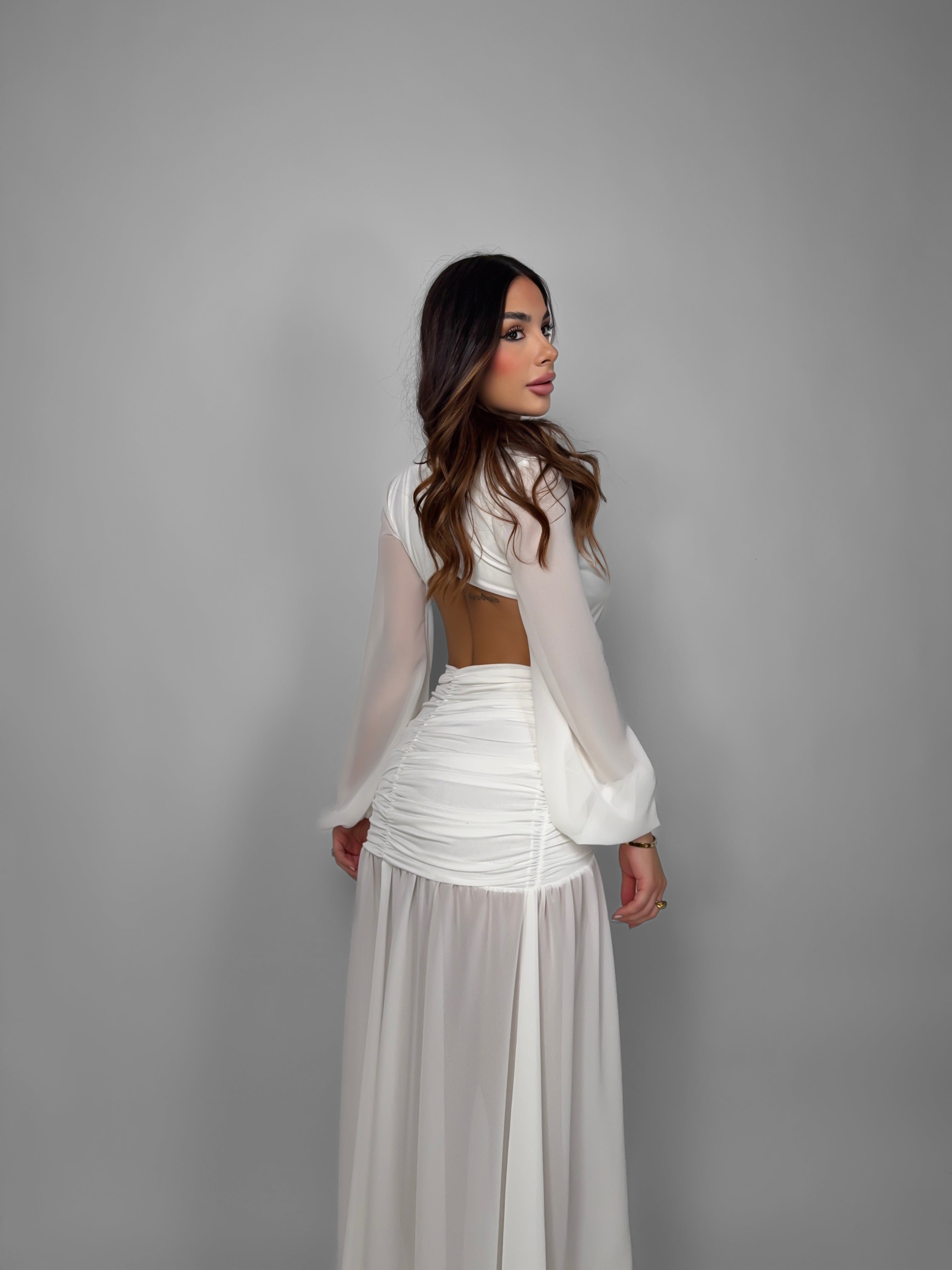 Abito Dafne - White