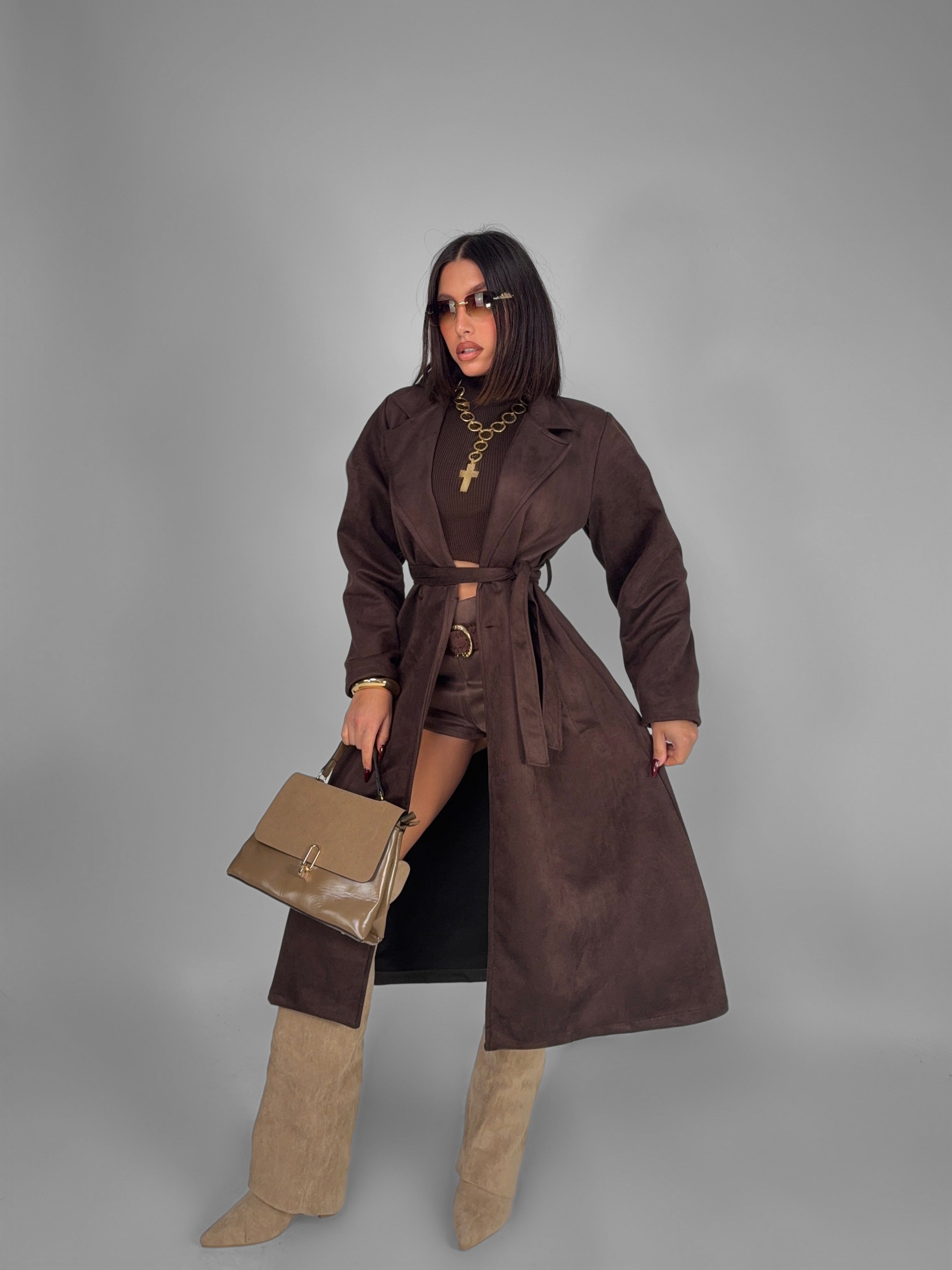 Trench Seude Coat
