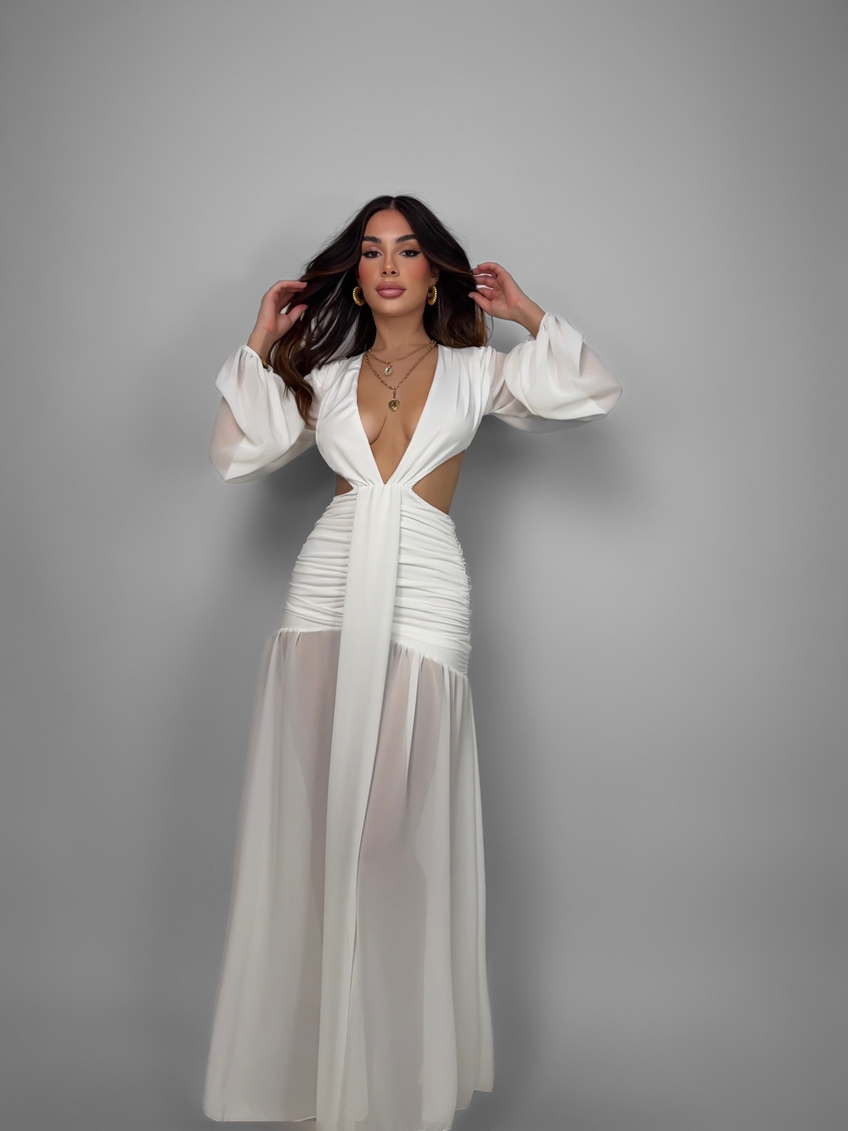 Abito Dafne - White