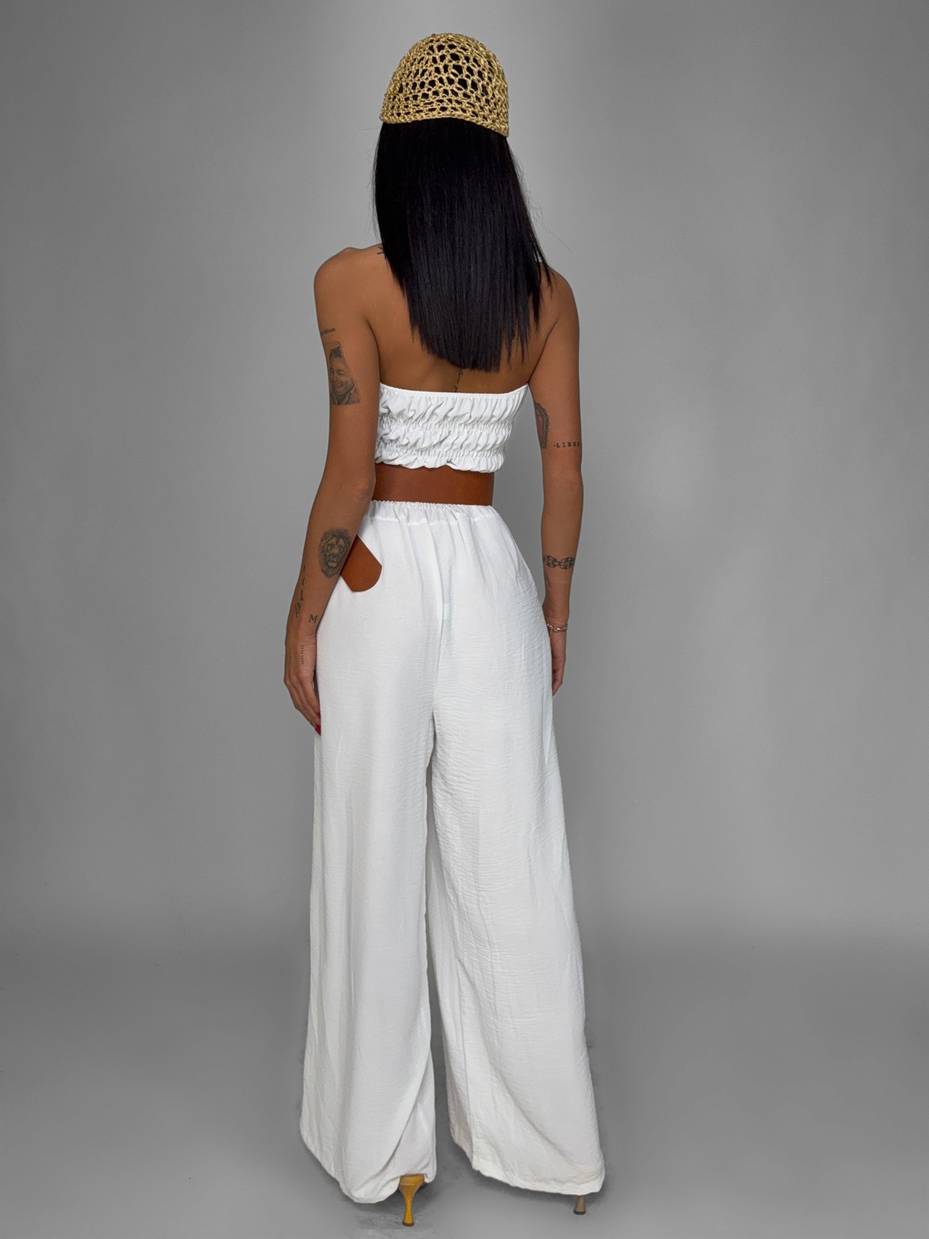 All-over White Coverall
