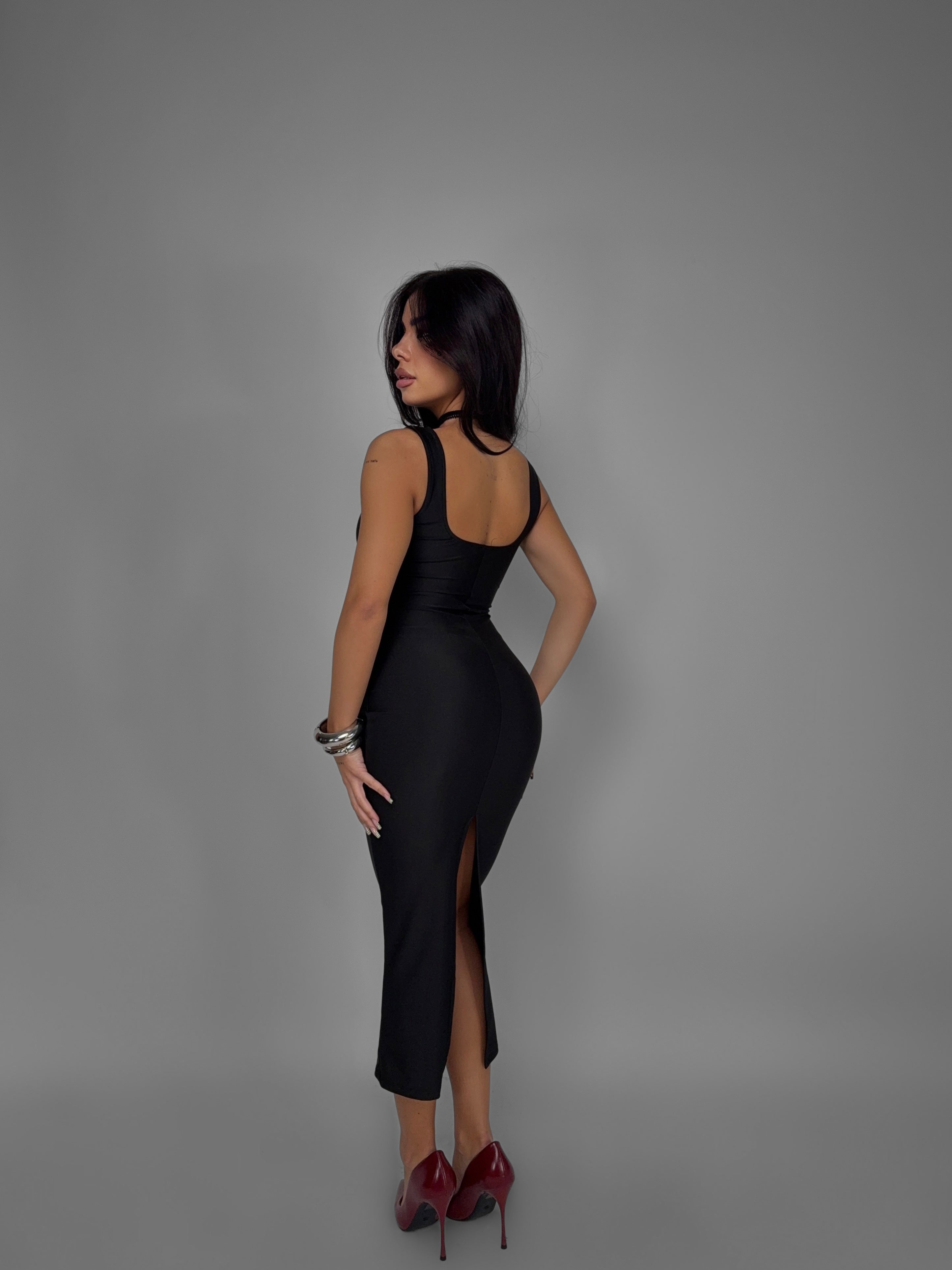 Abito Silhouette & Push Up - Black
