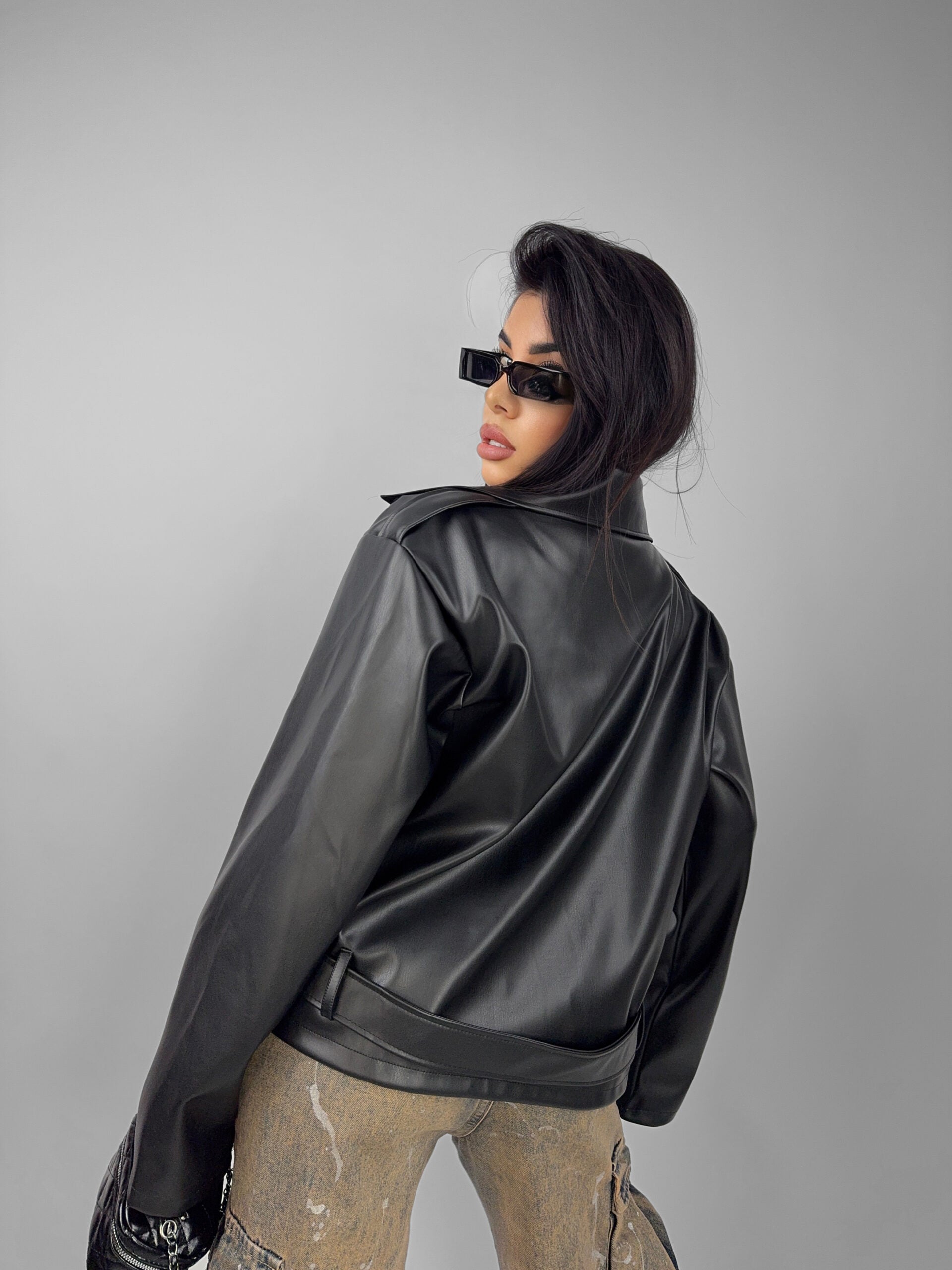 Chiodo Leather Over - Black