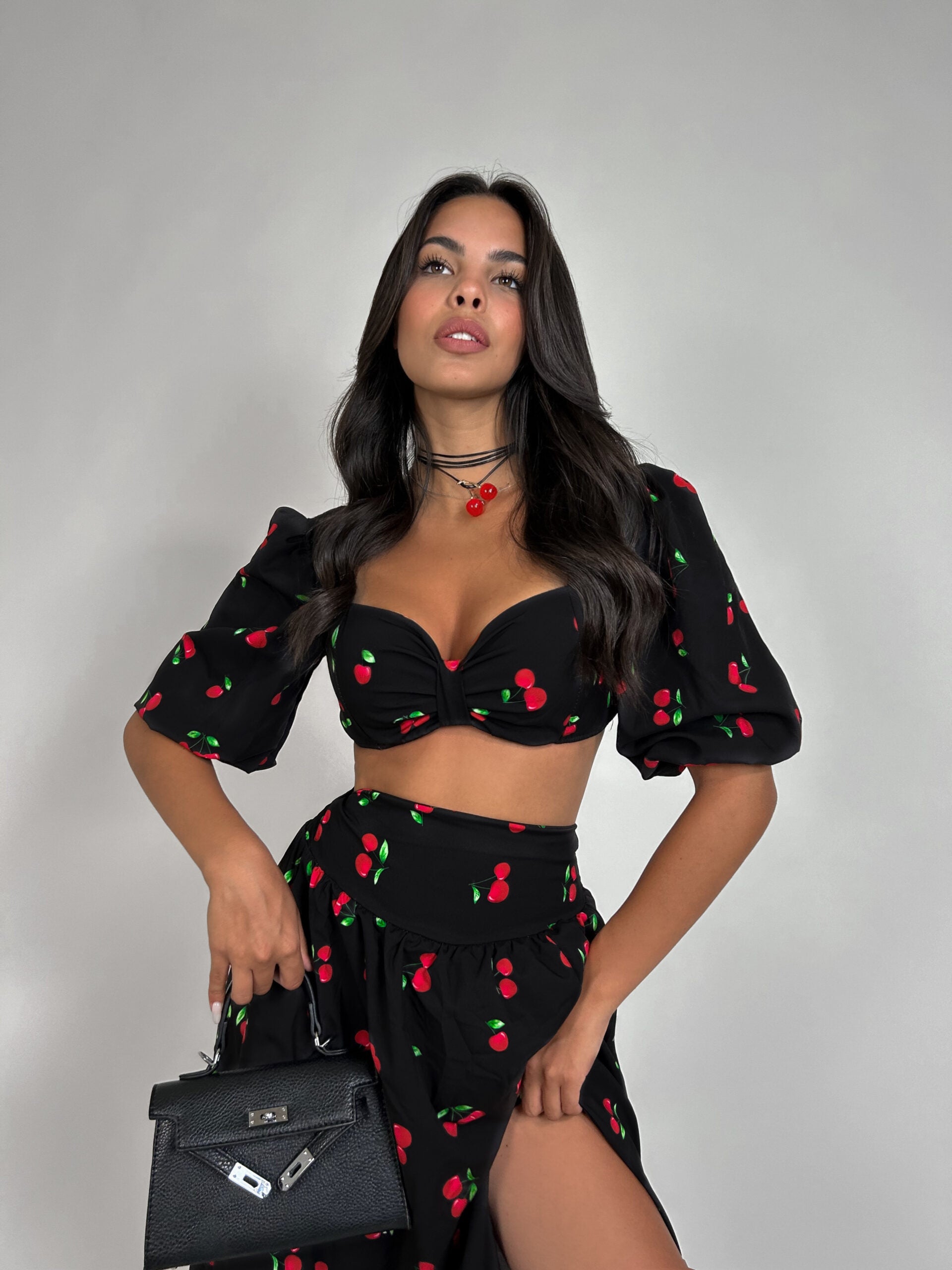 Completo Long Cherry