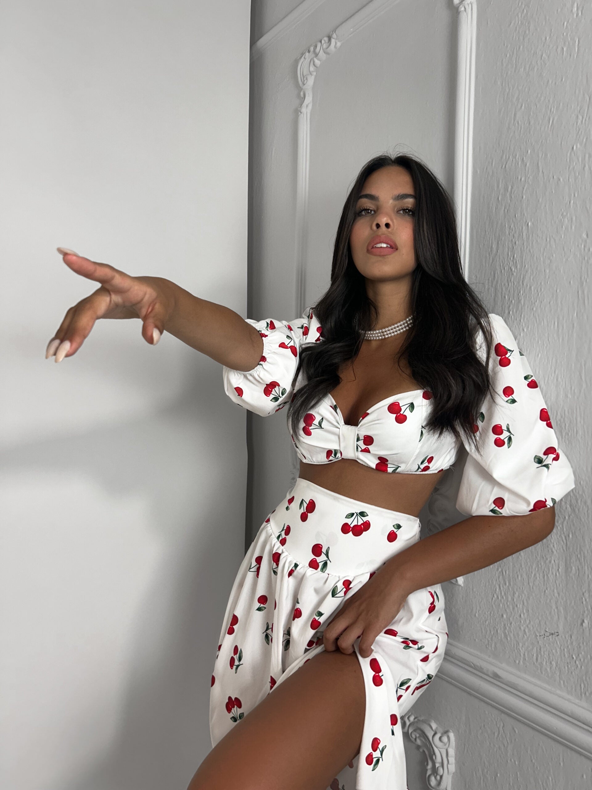 Completo Long Cherry