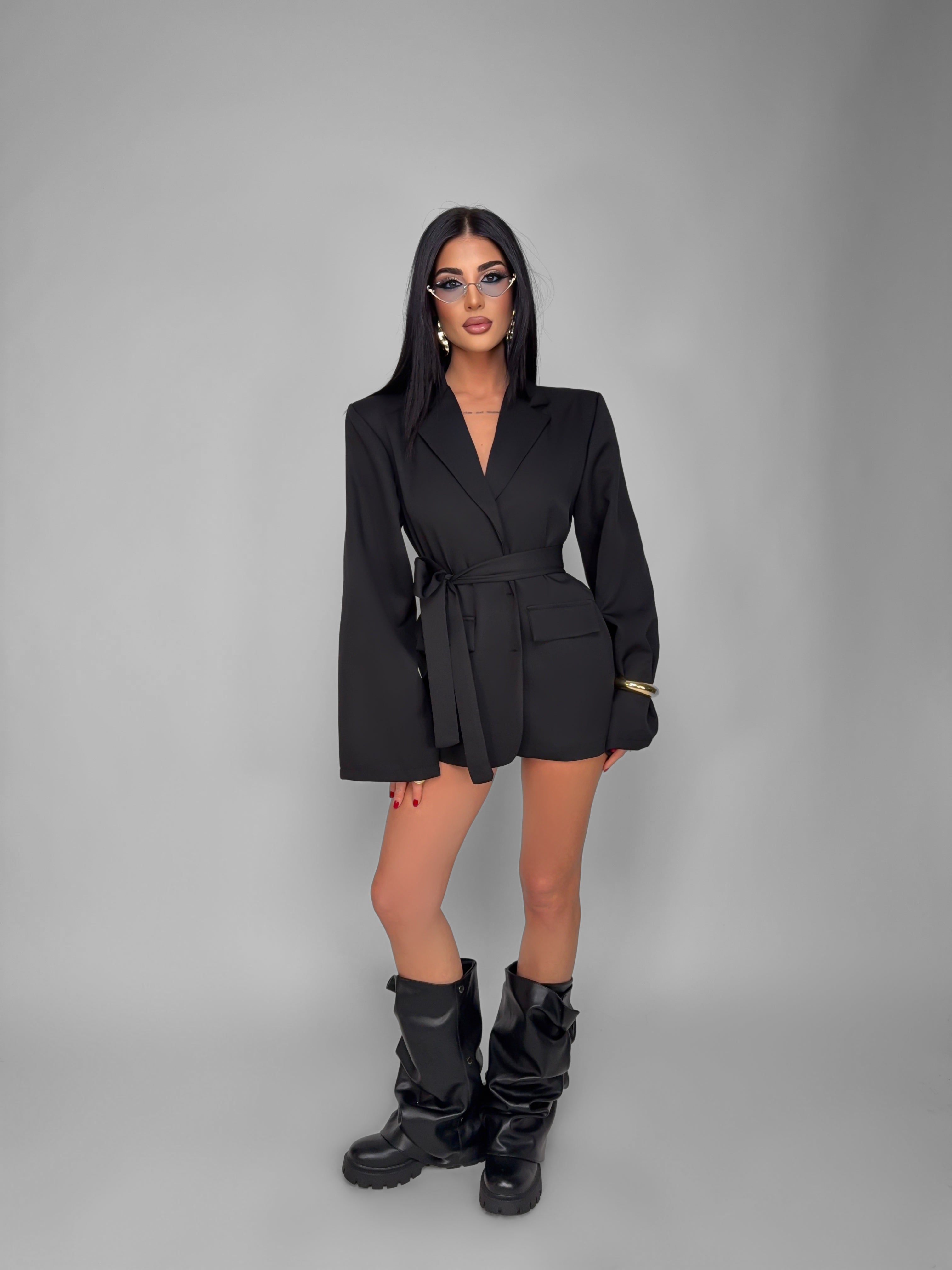Abito/Giacca Wrap-Black