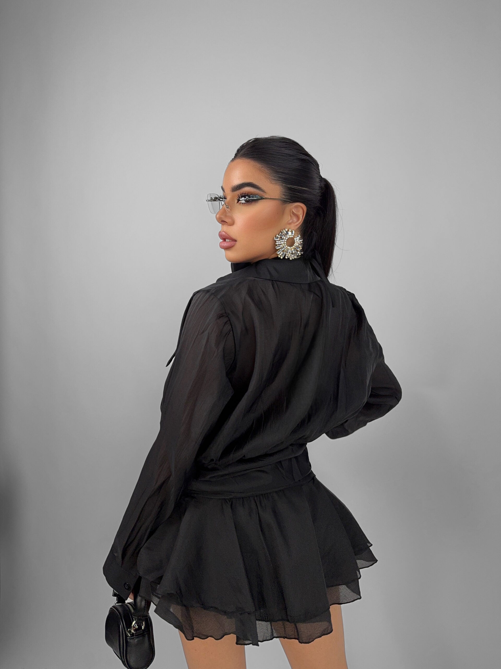 Abito Rose Veiled