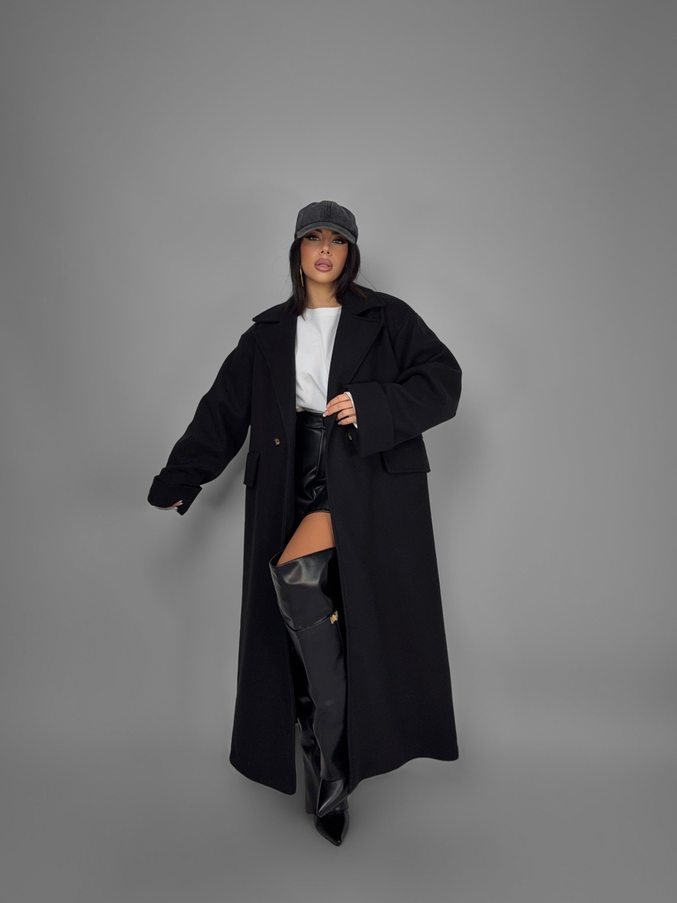 Cappotto Oversize- Black