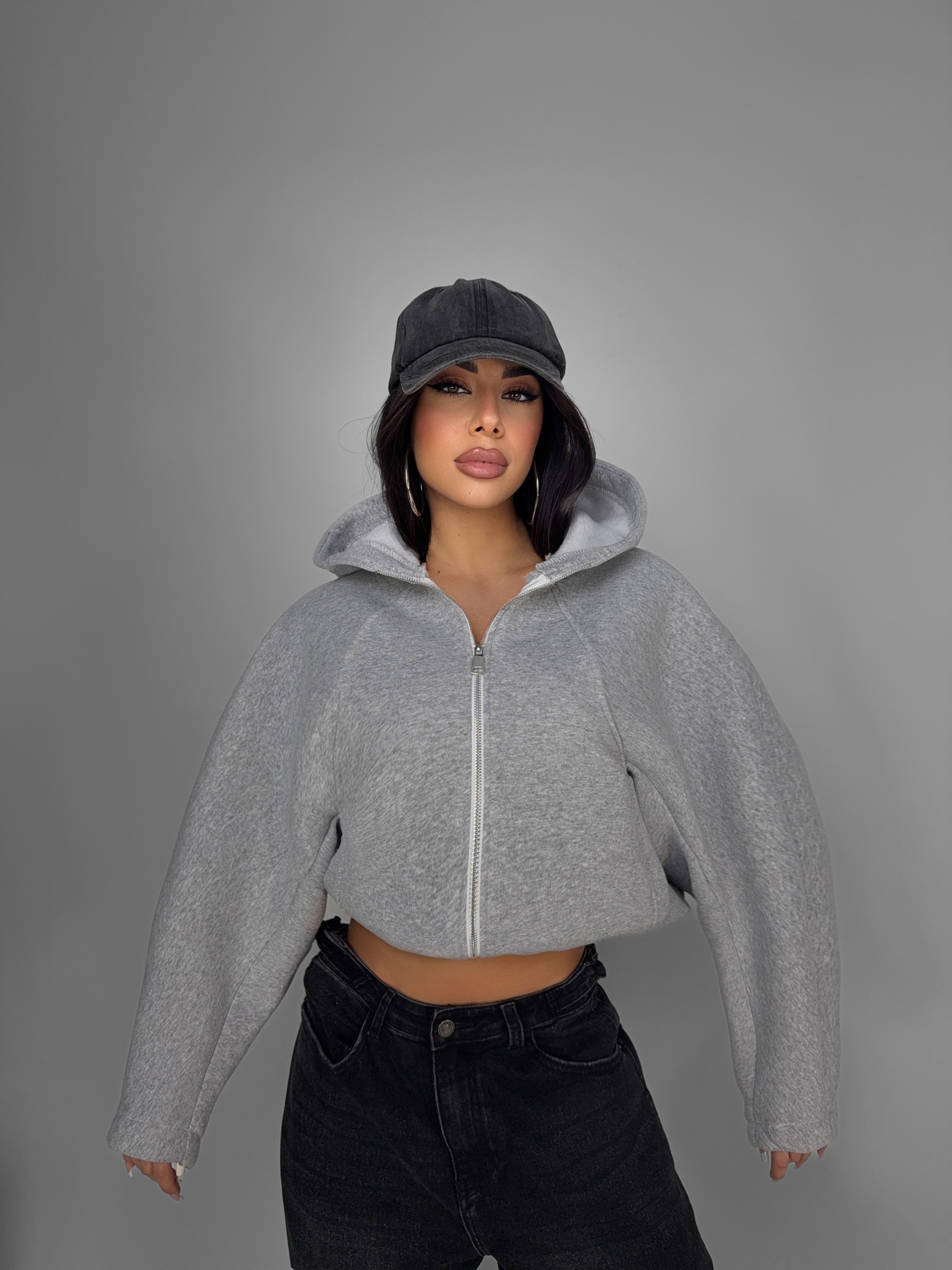 Felpa Active Layer-Grey