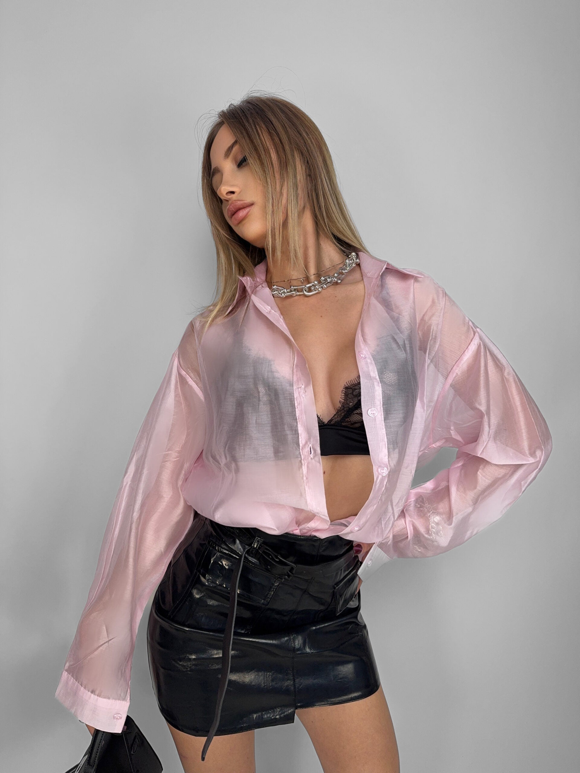 Camicia Transparent Veiled