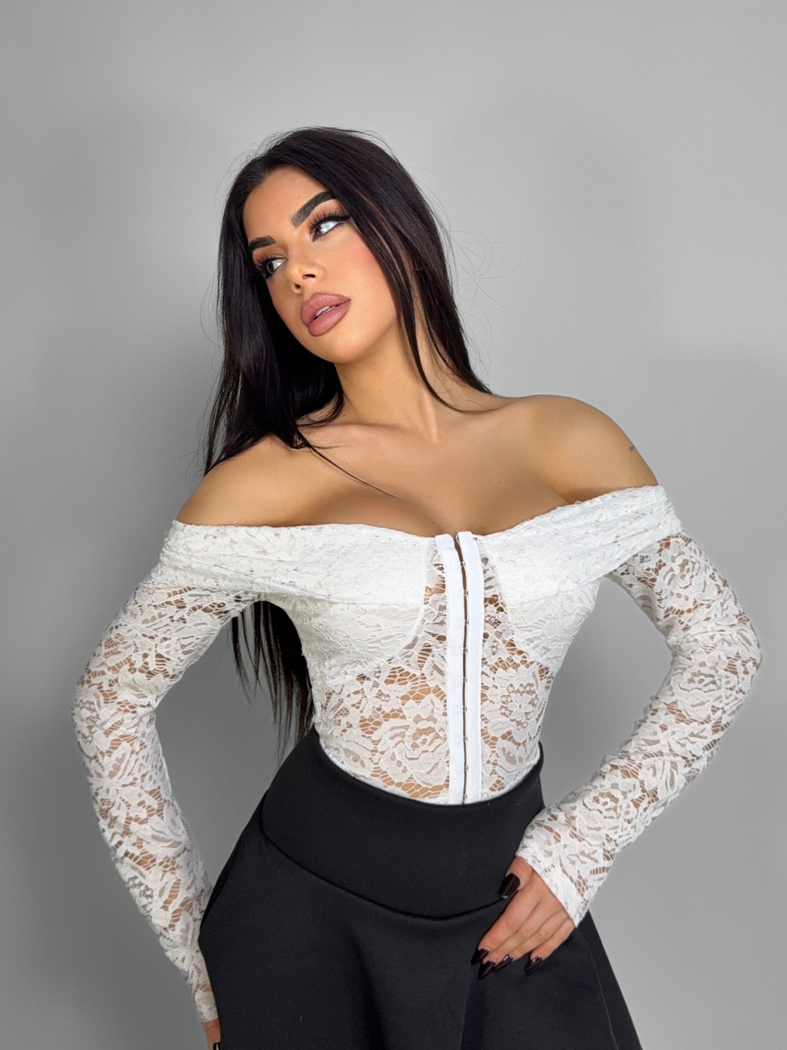 Maglia Corsetry Lace