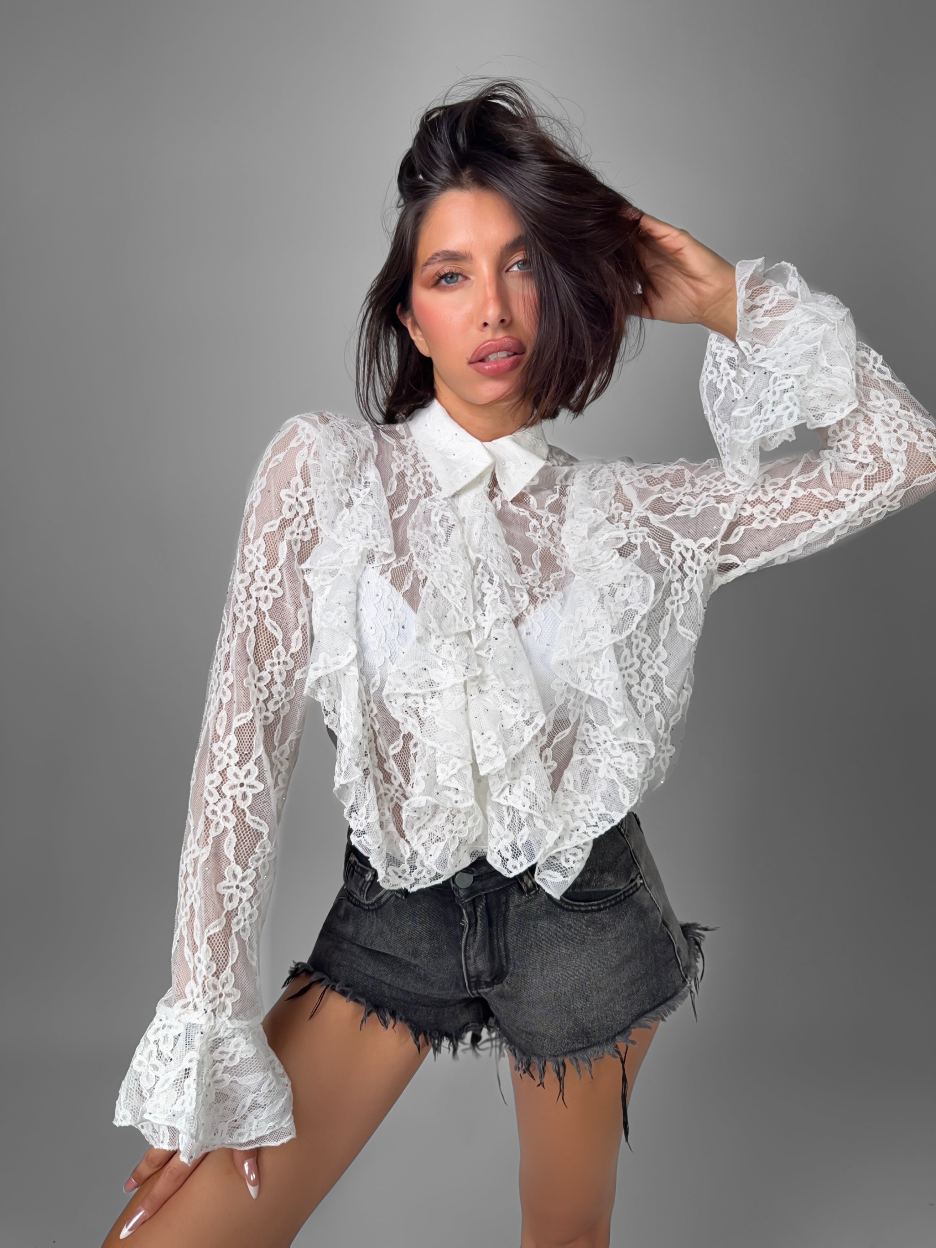 Camicia Sparkling Lace