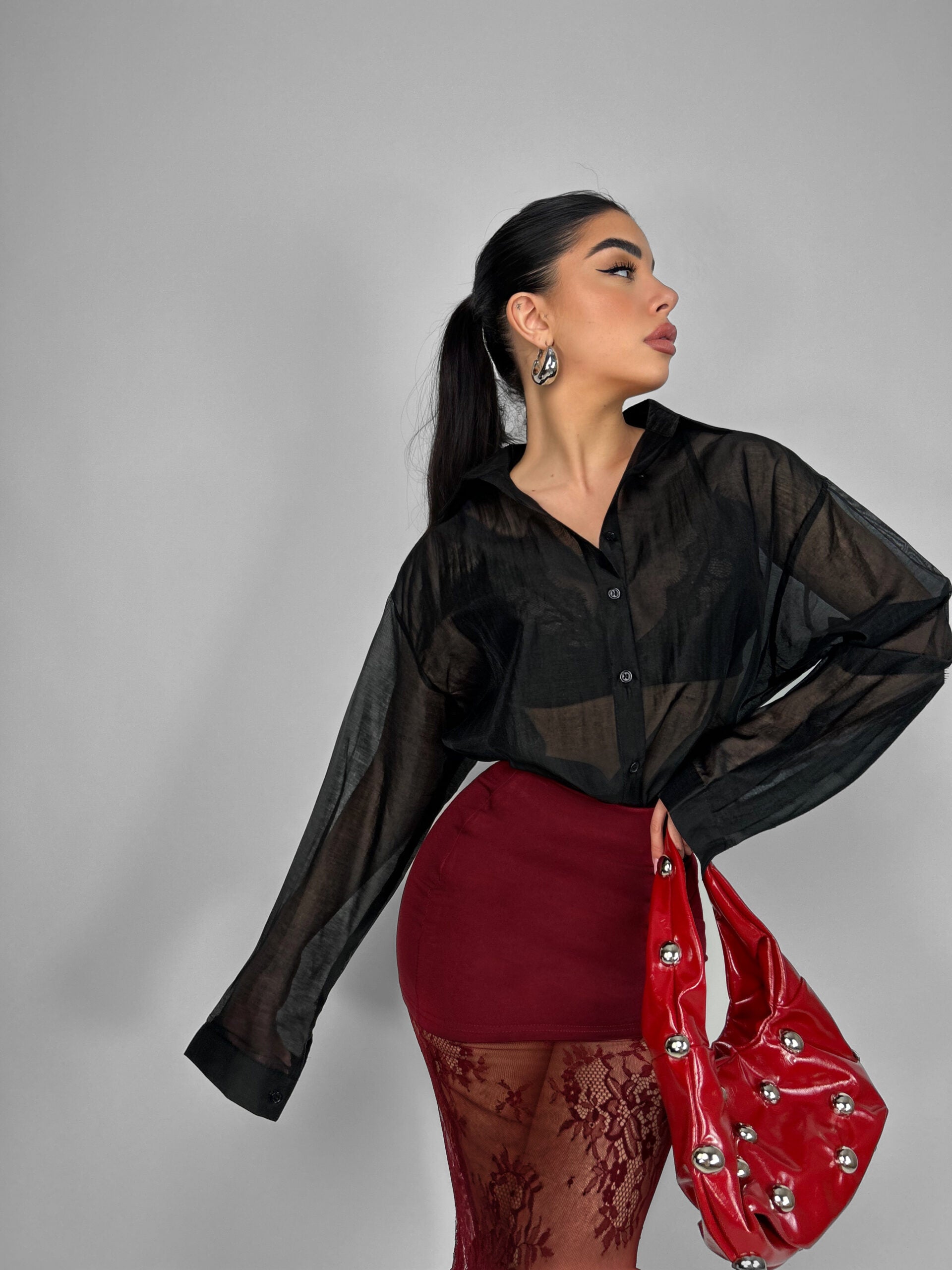 Camicia Transparent Veiled