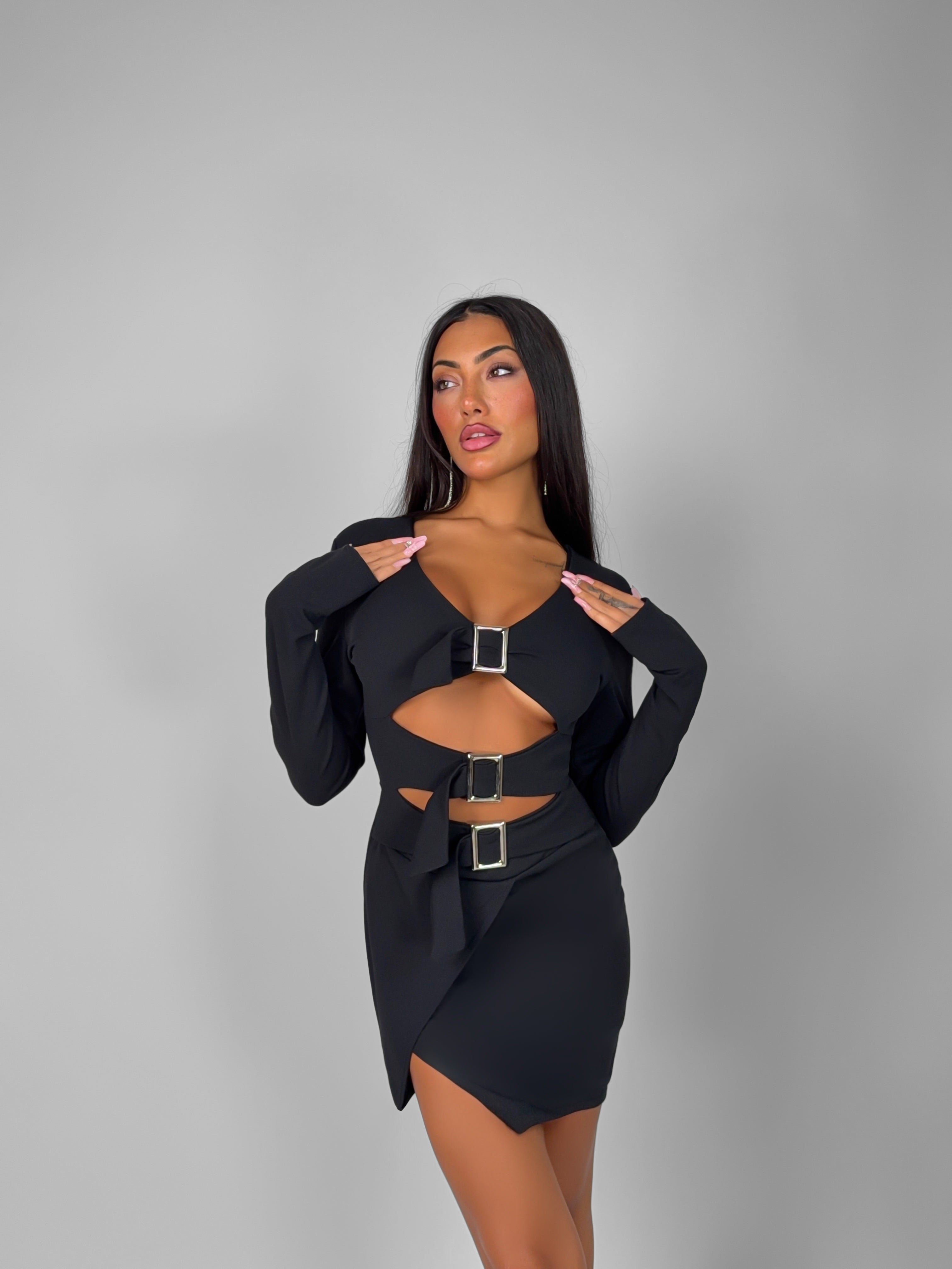 Abito Triple Belt - Black