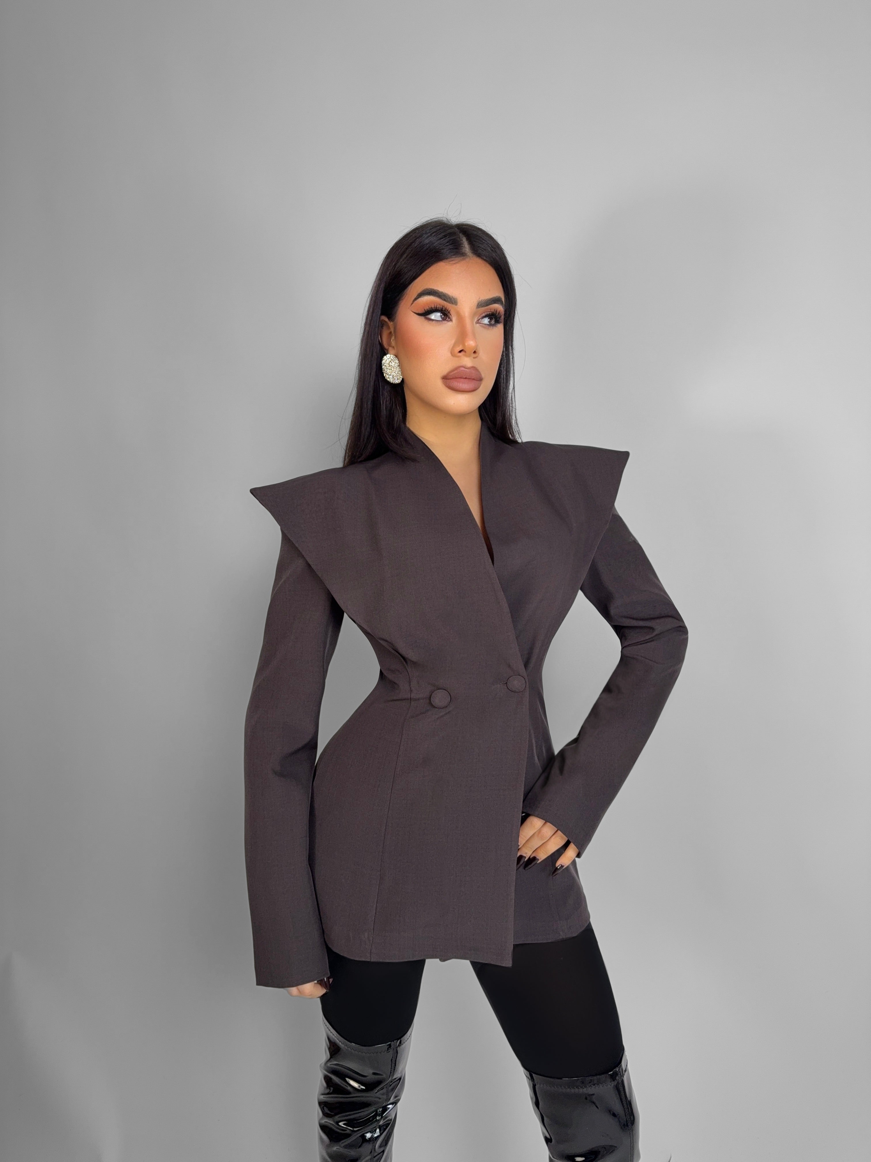 Abito/Giacca Destruttured - Brown