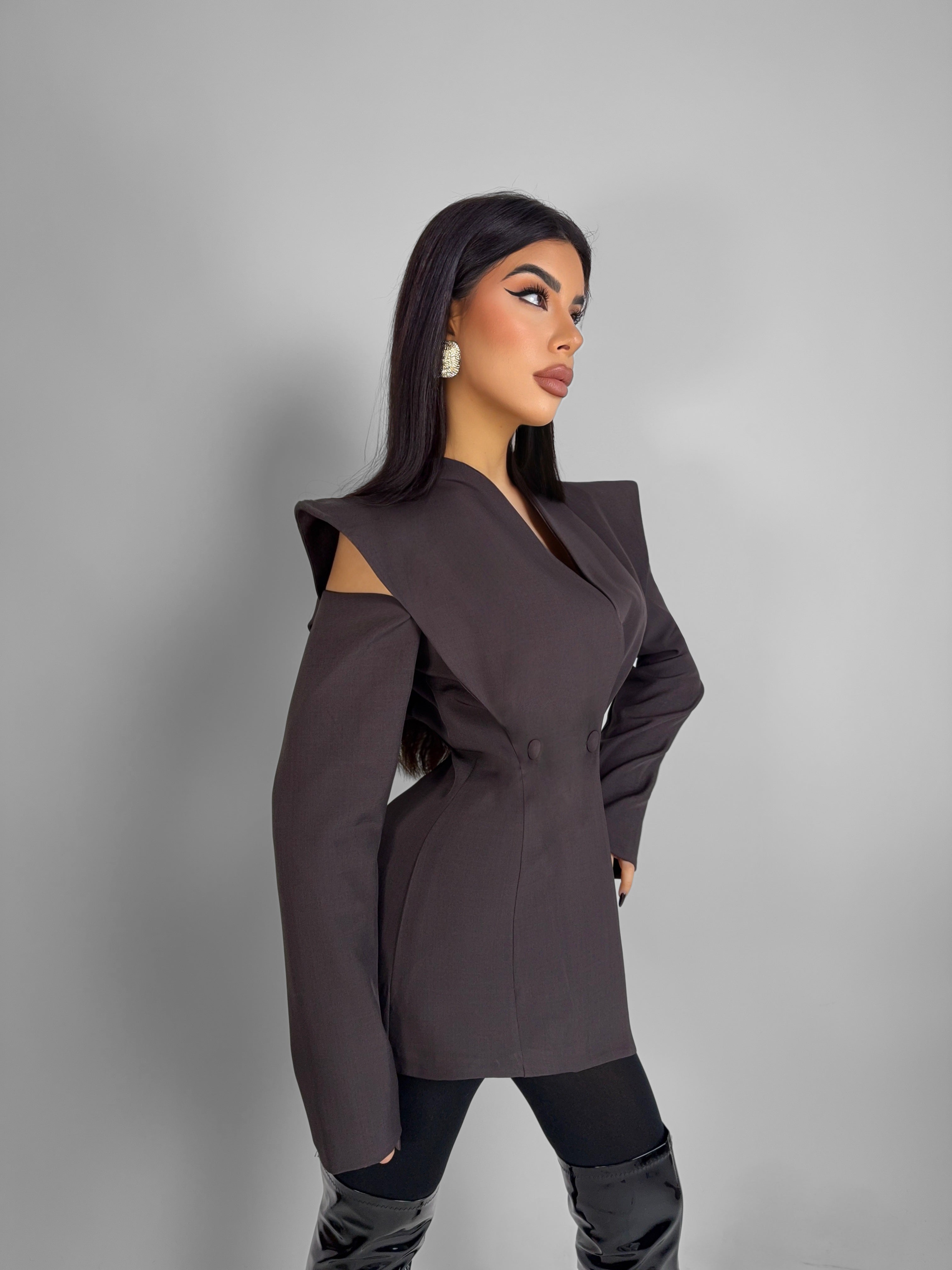 Abito/Giacca Destruttured - Brown