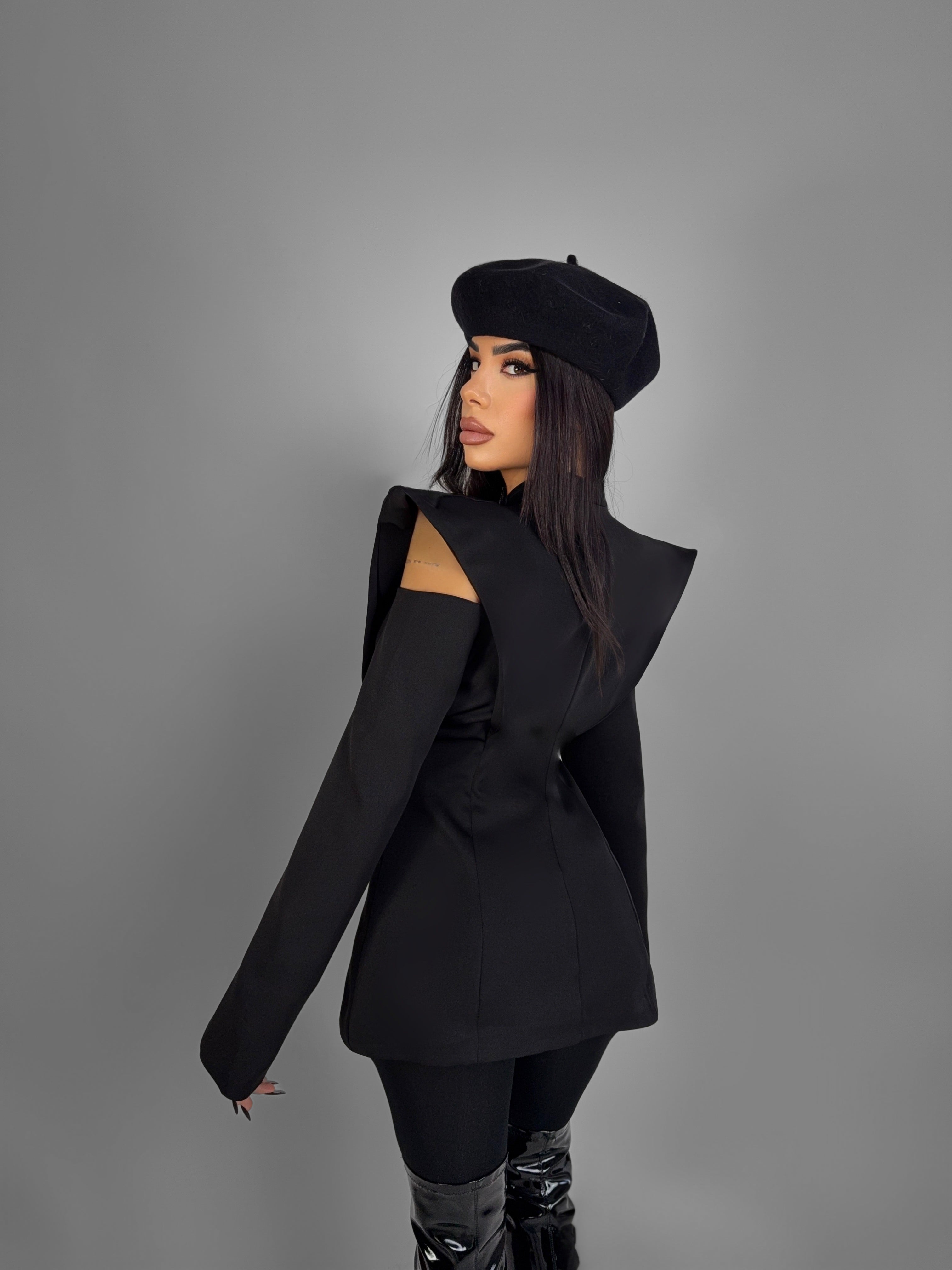 Abito/Giacca Destruttured - Black
