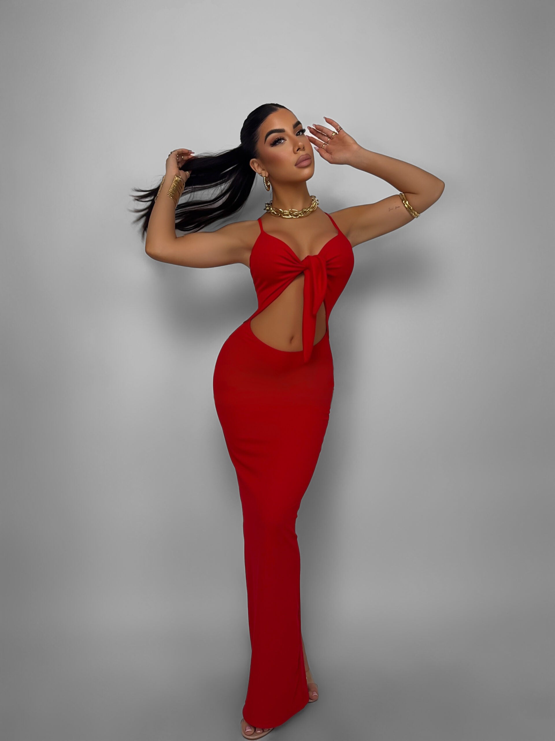 Abito Explosion - Red