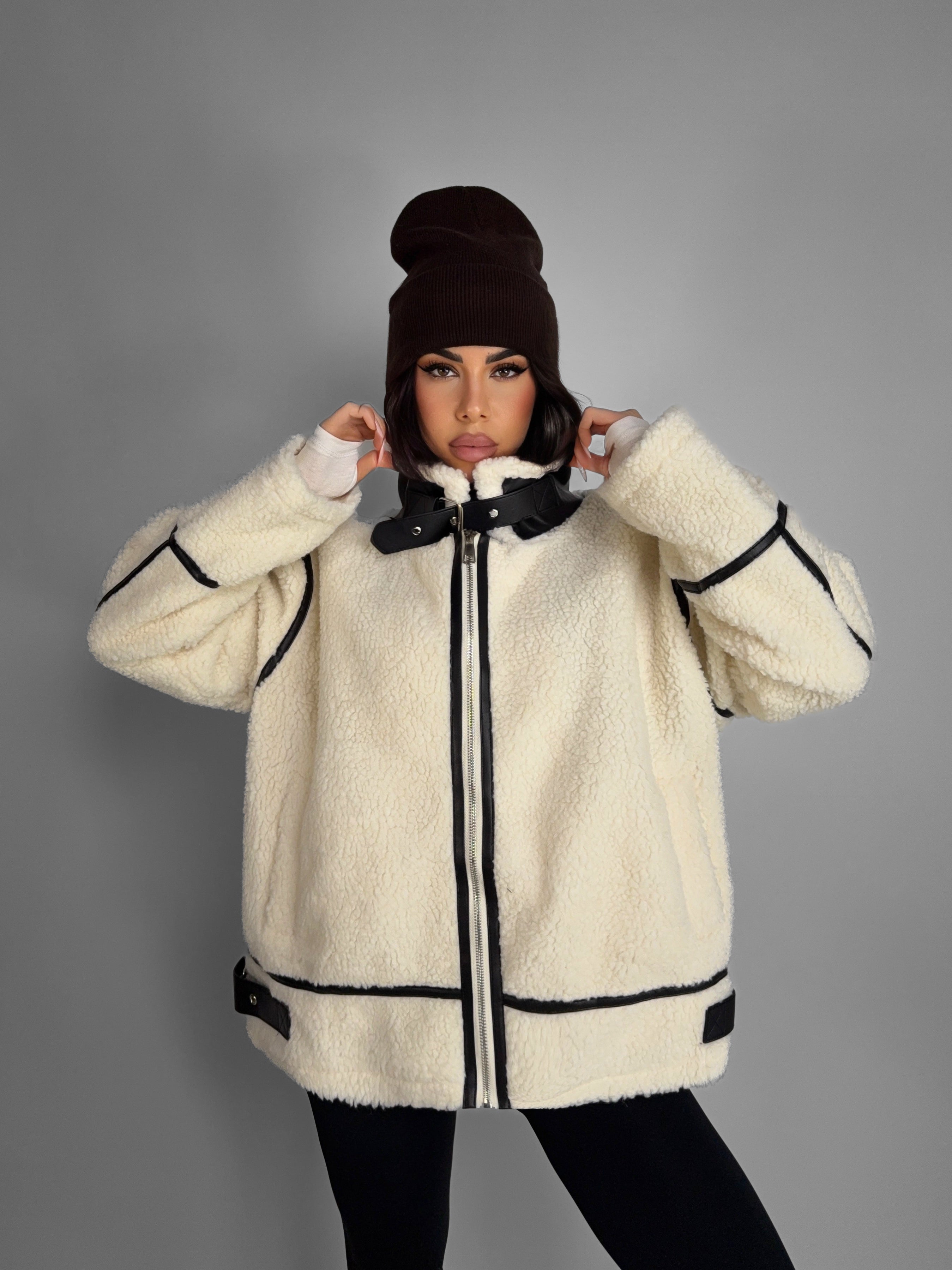 Montone Teddy Eco Leather Inserts - White