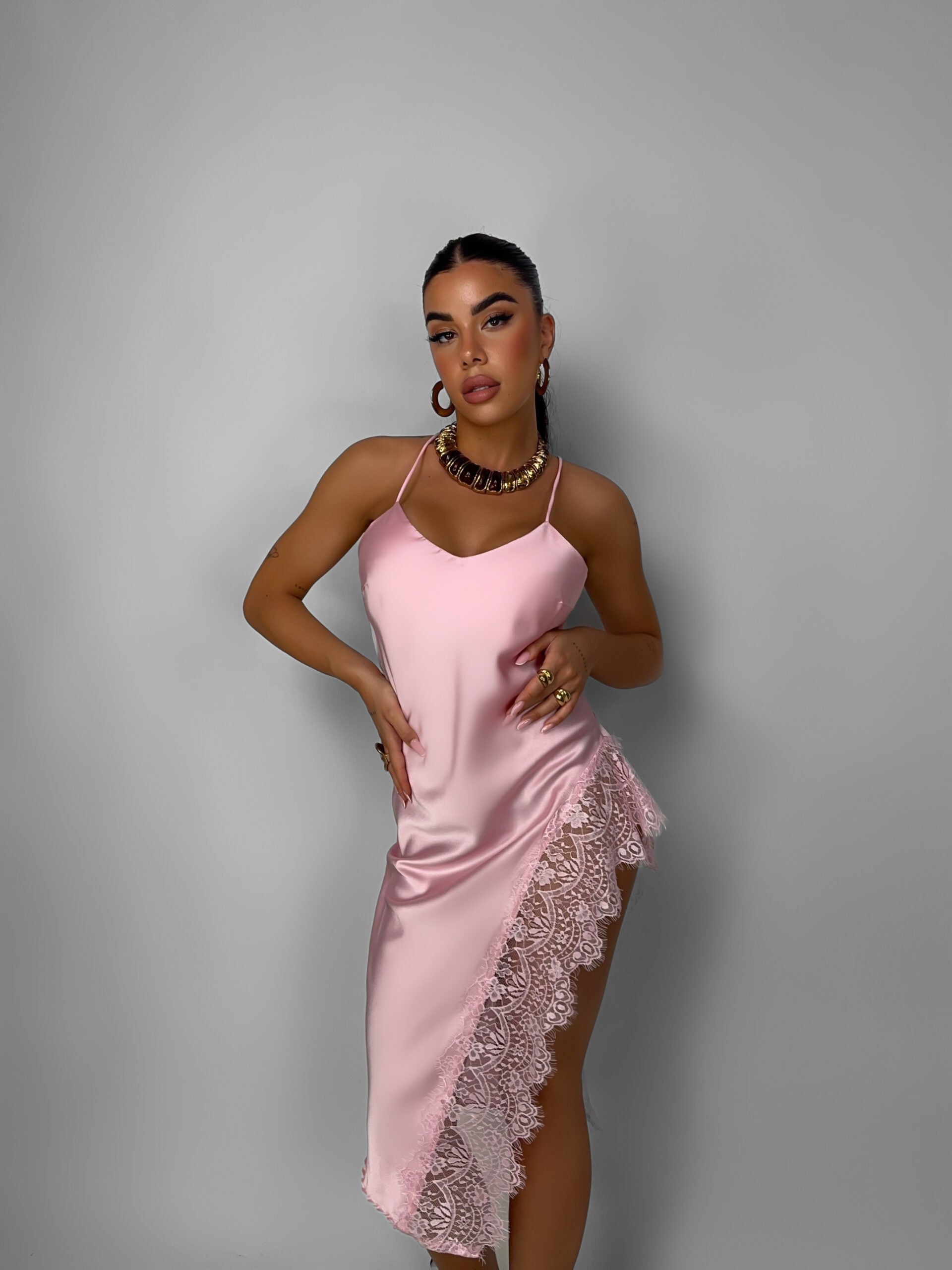 Abito Try To Resist Me - Pink