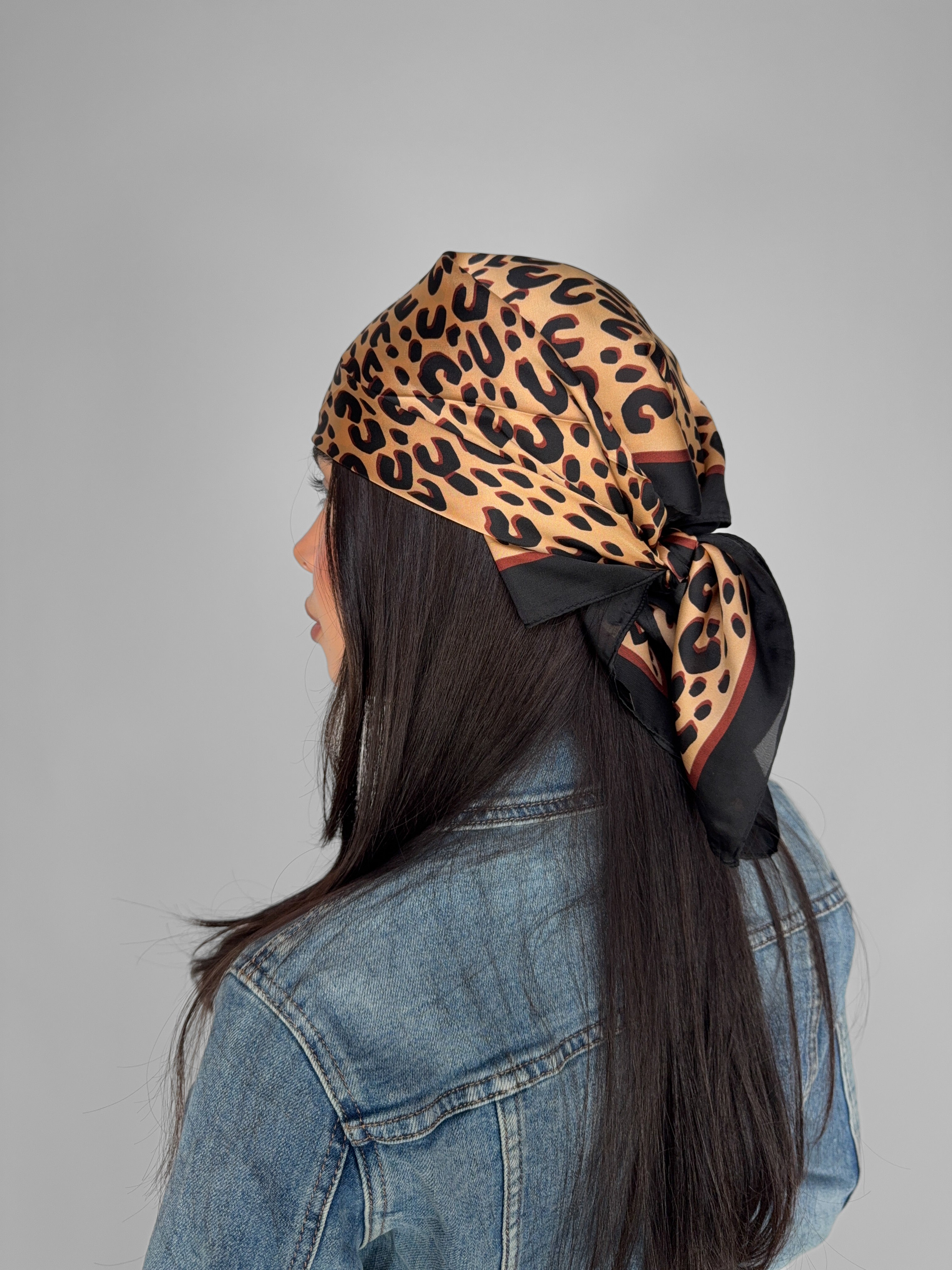 Bandana Brown Leopard