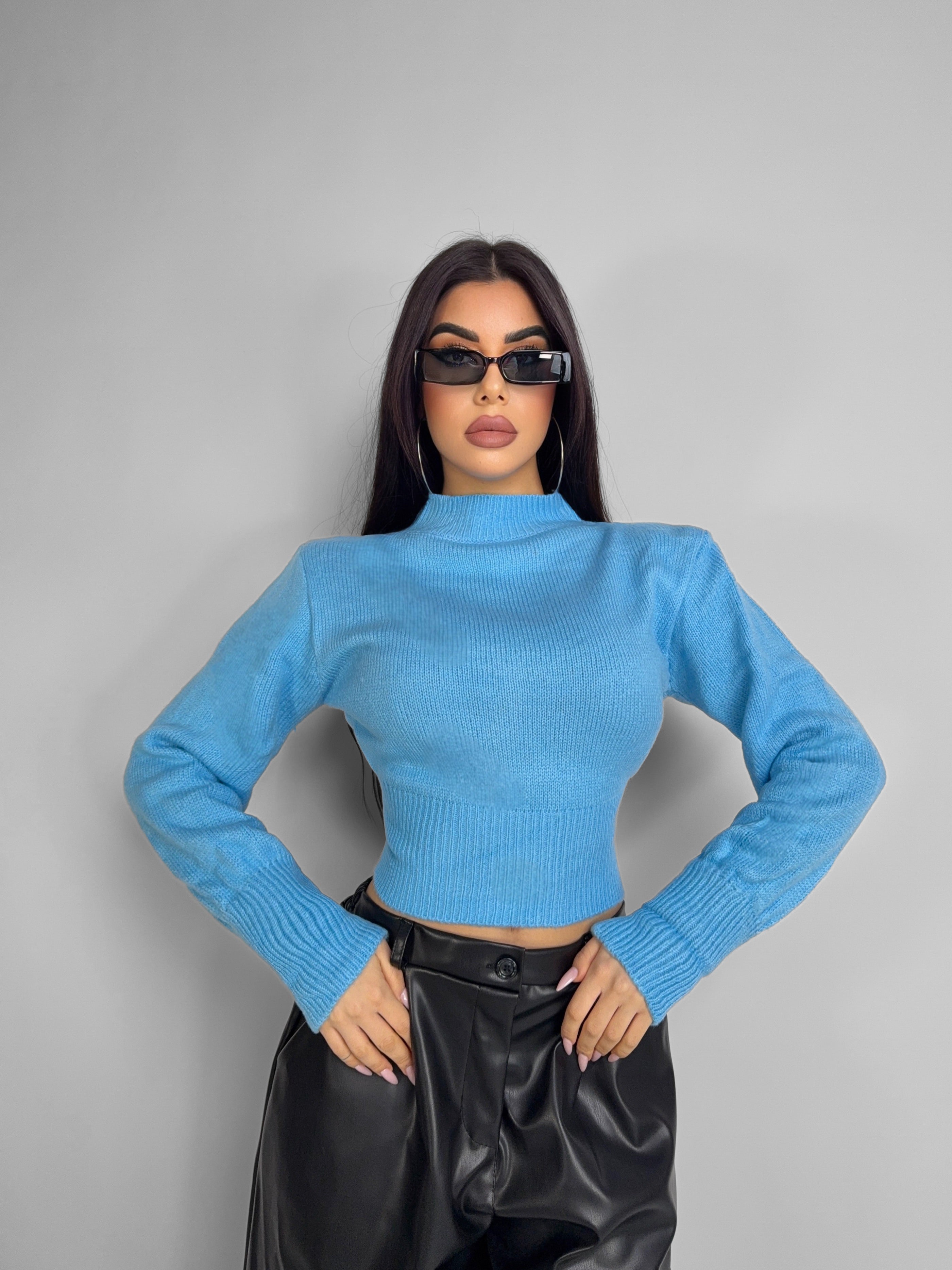 Maglia Old Crown - Light Blu