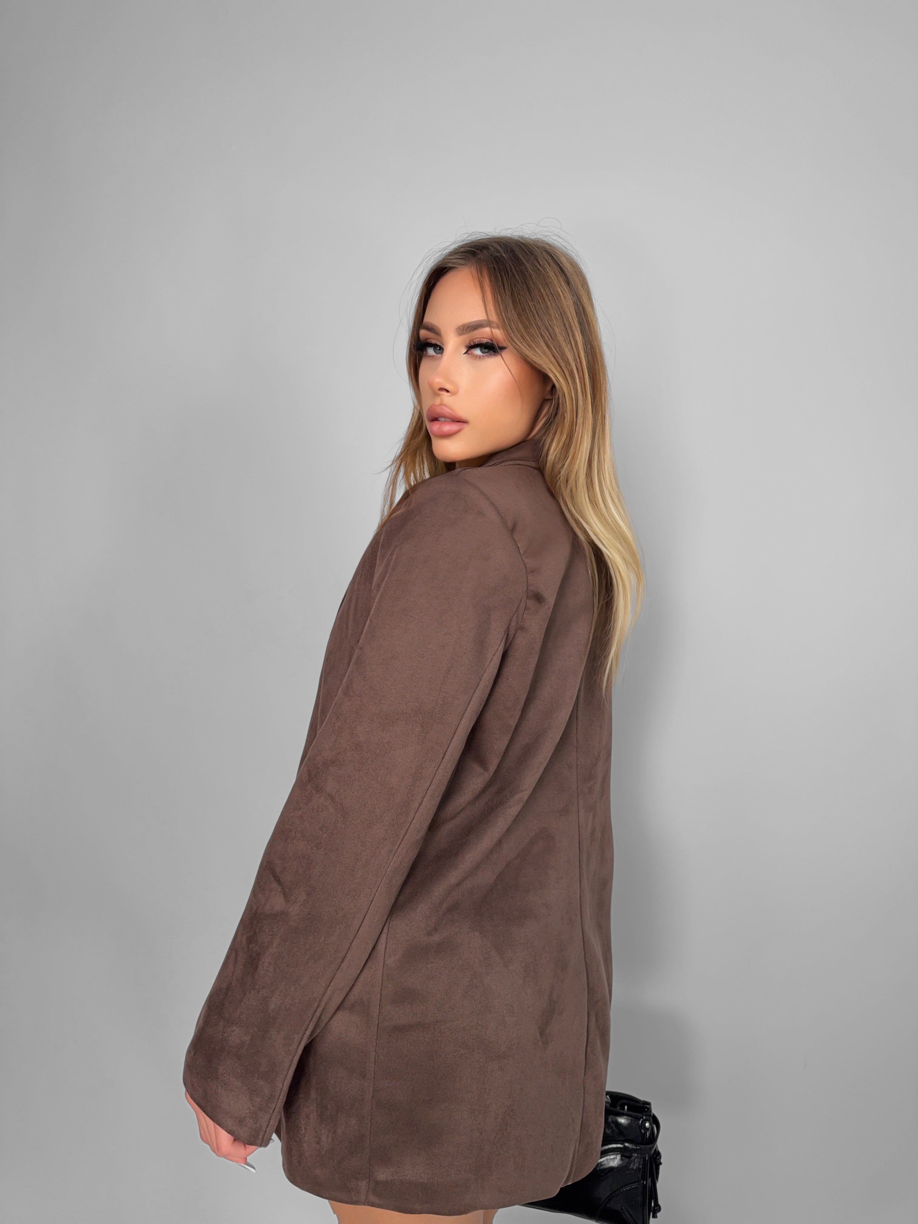 Giacca Blazer Suede