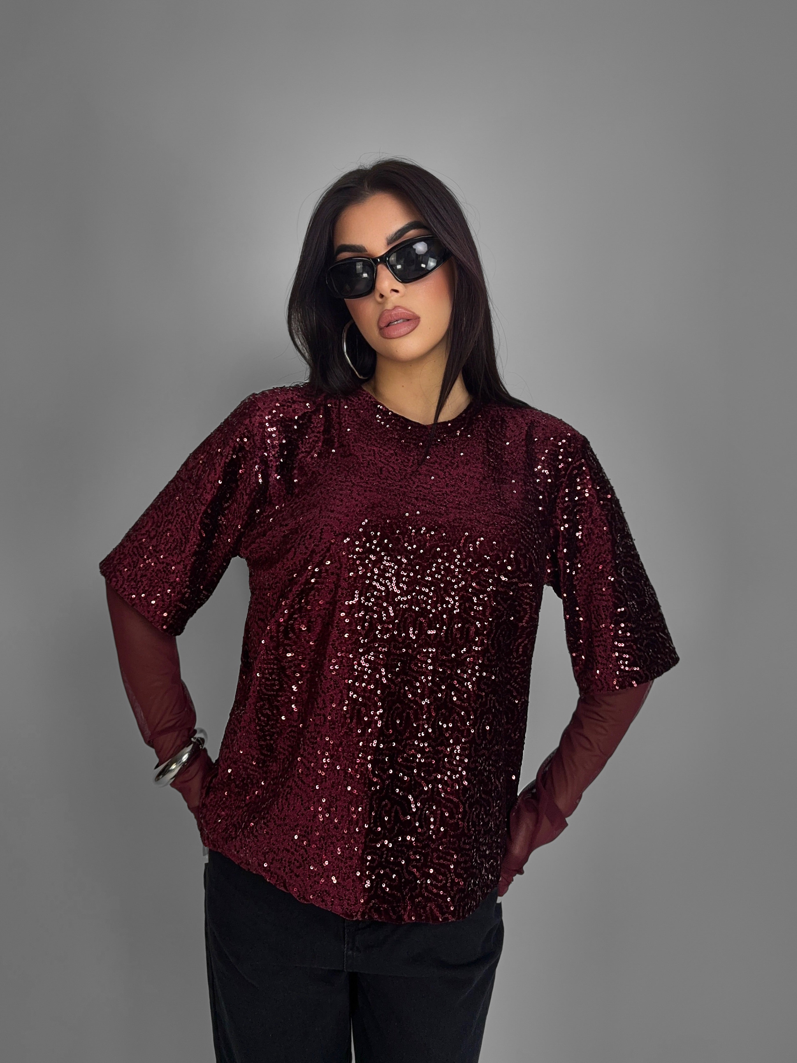 Maglia Morphic-Cherry-red