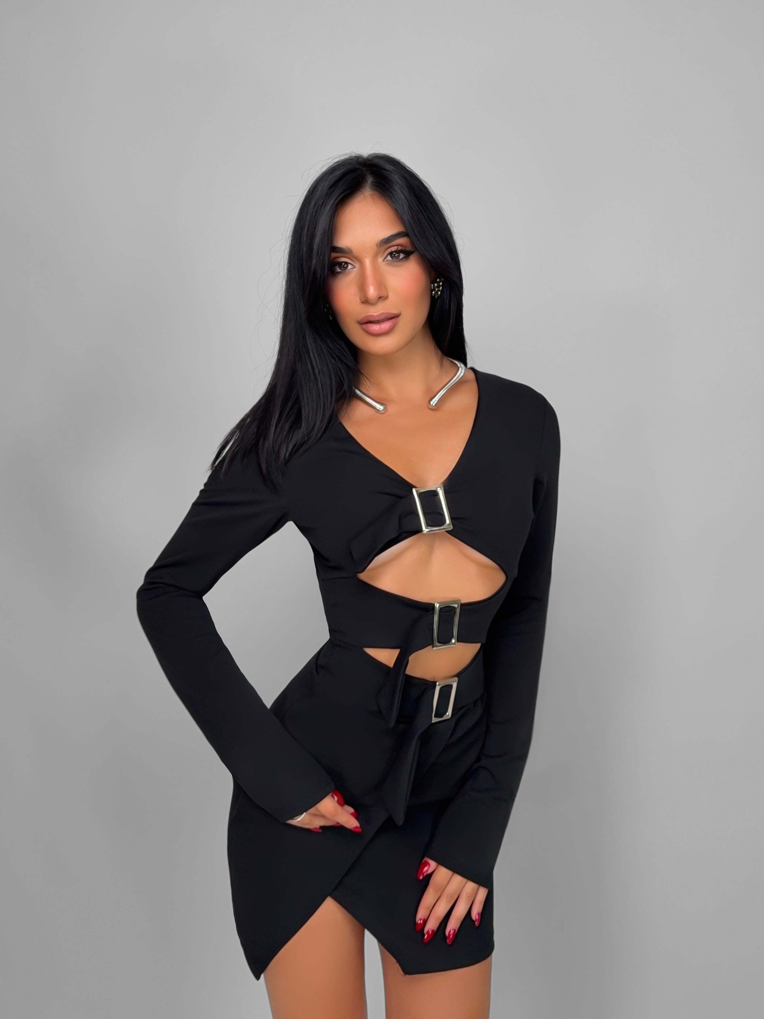 Abito Triple Belt - Black