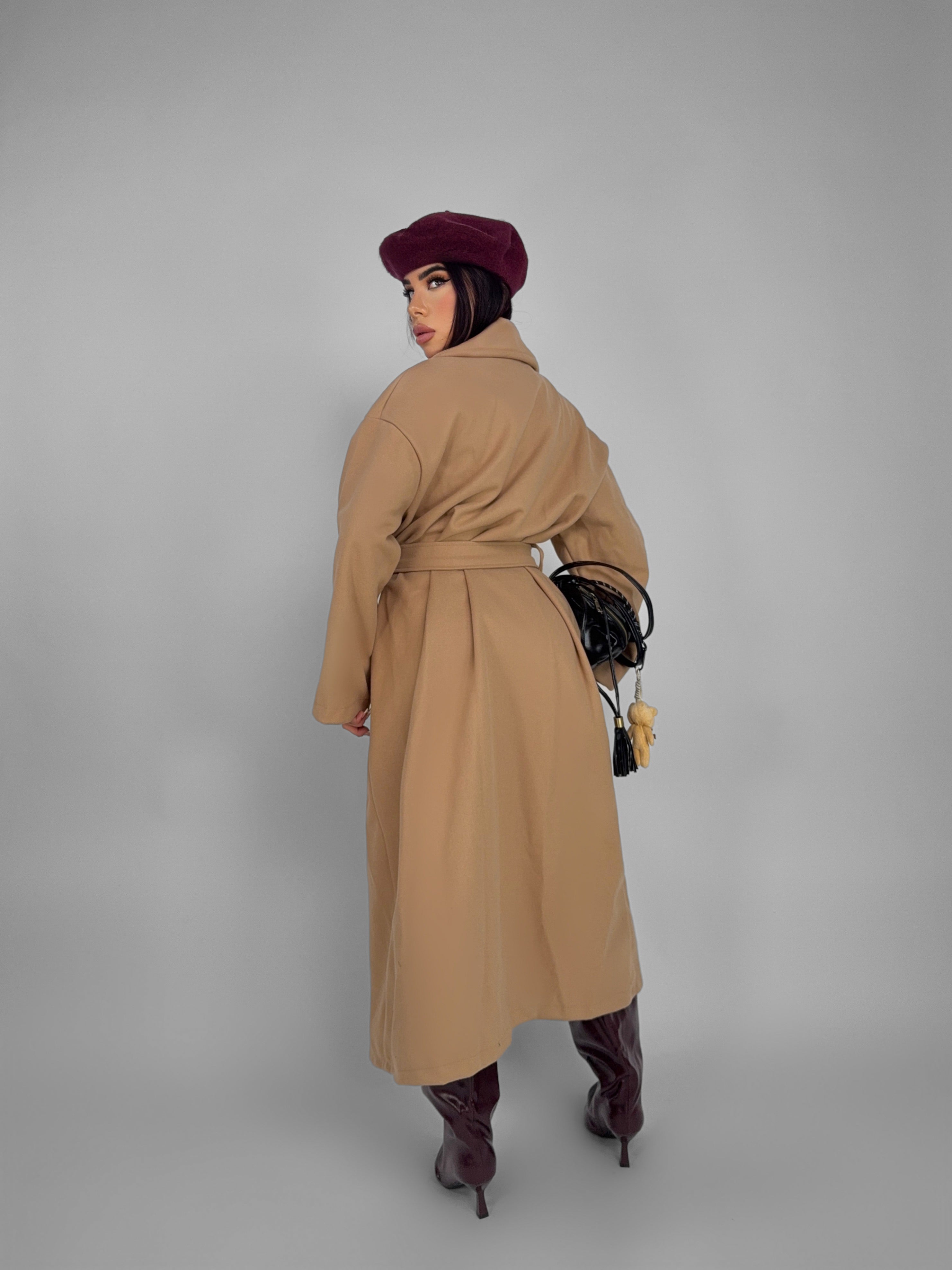 Cappotto Wrap - Camel