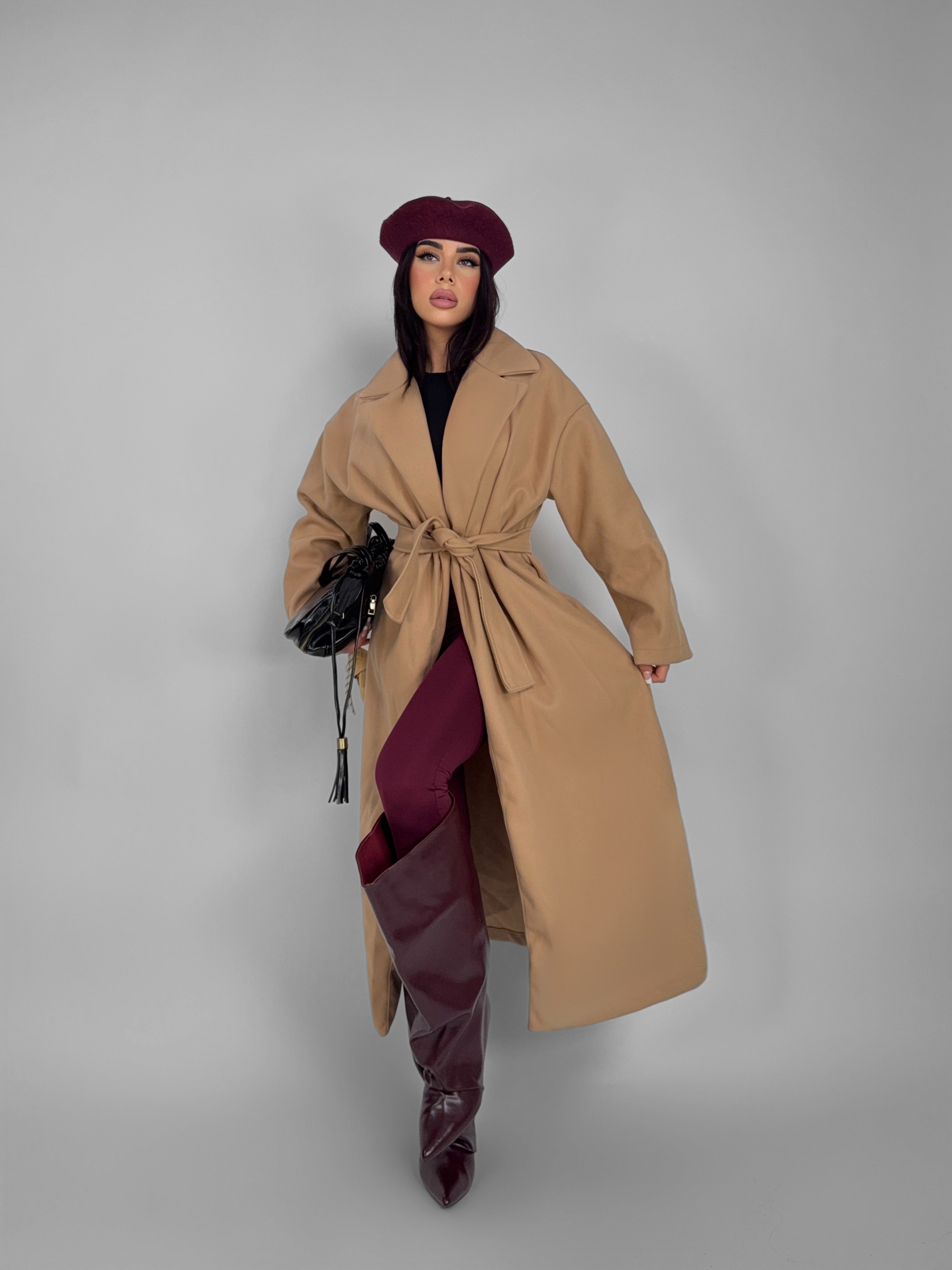 Cappotto Wrap - Camel