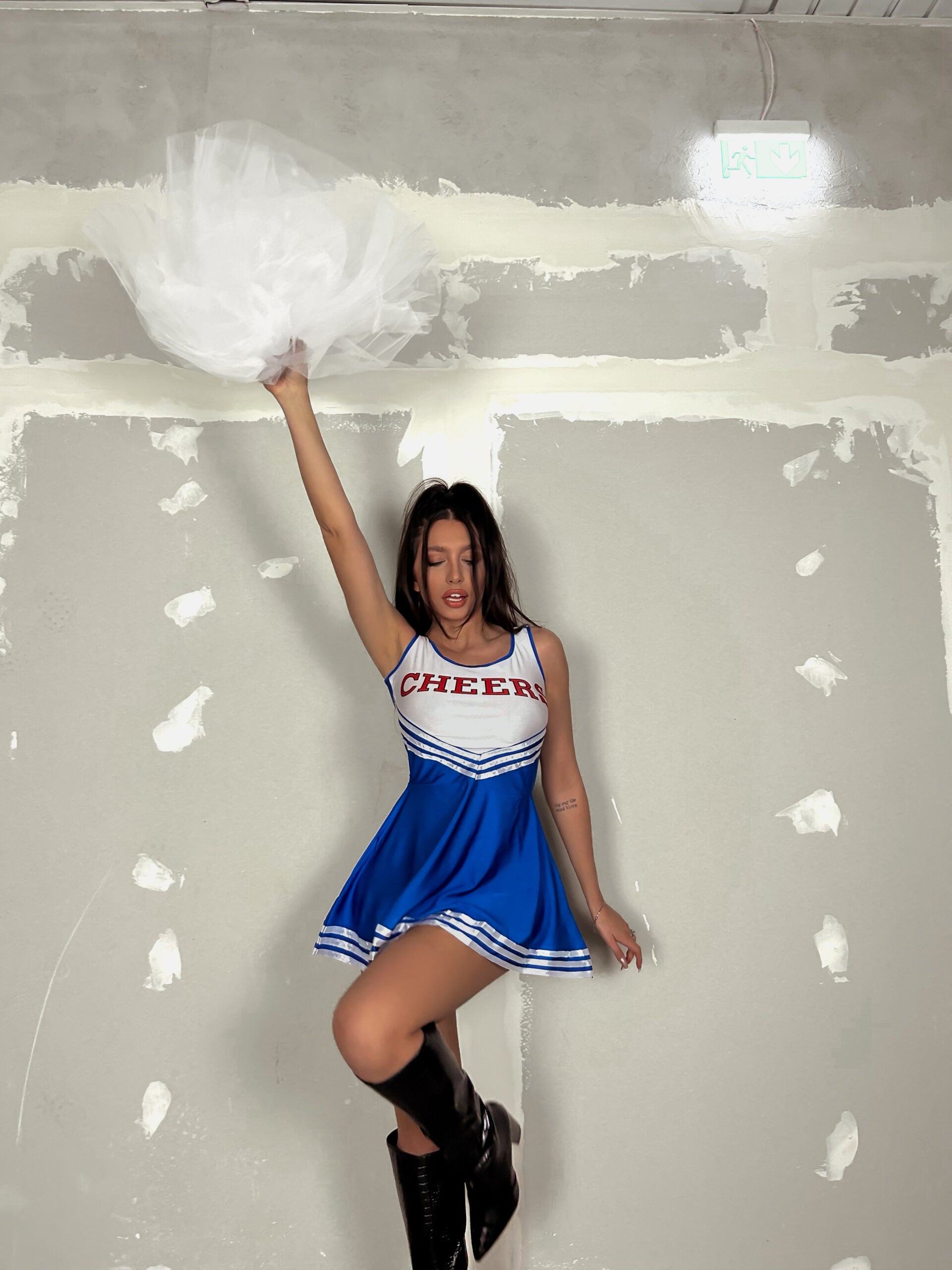 Abito Cheerleader - Blu