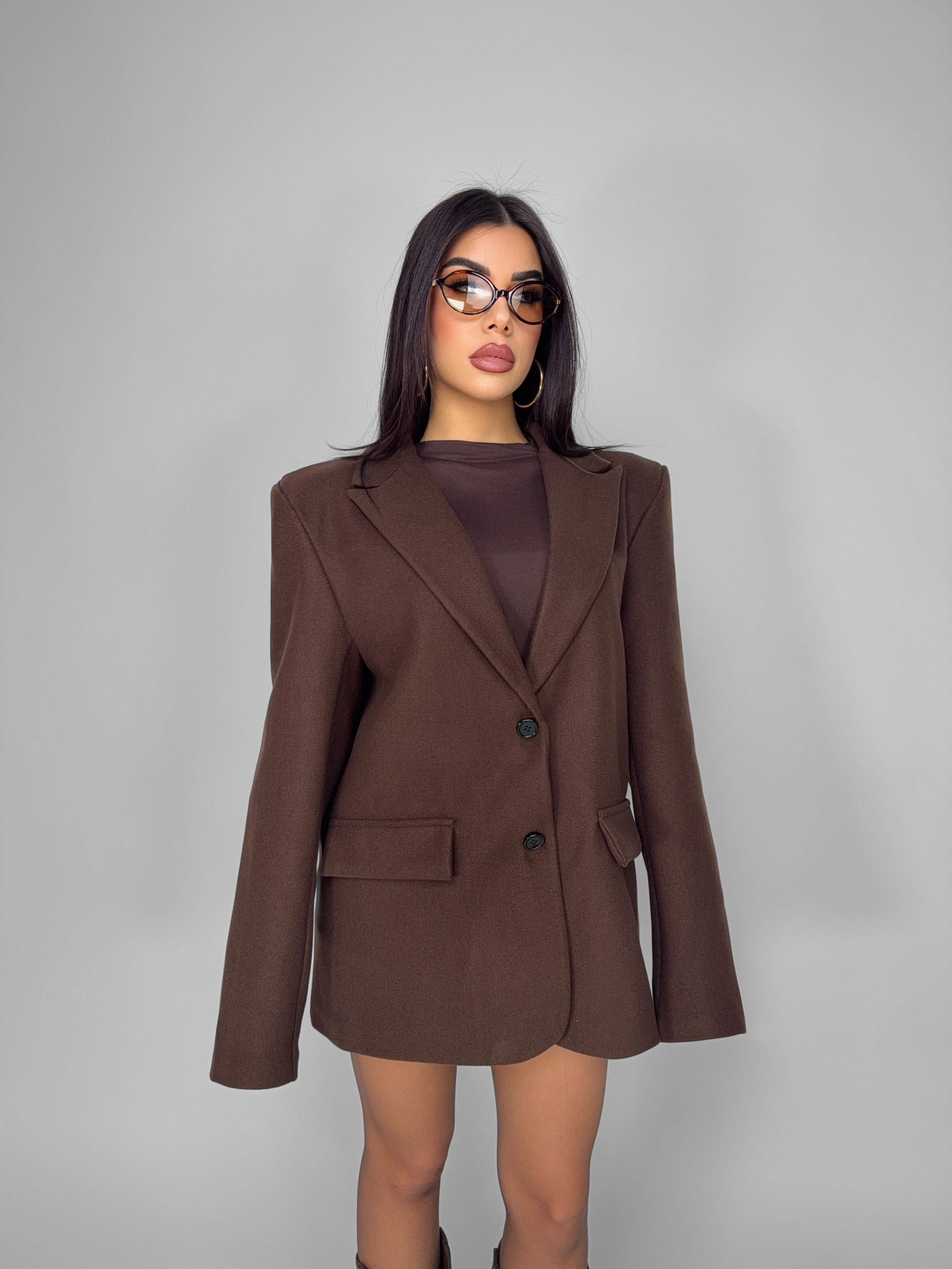Coat Material Girl - Brown