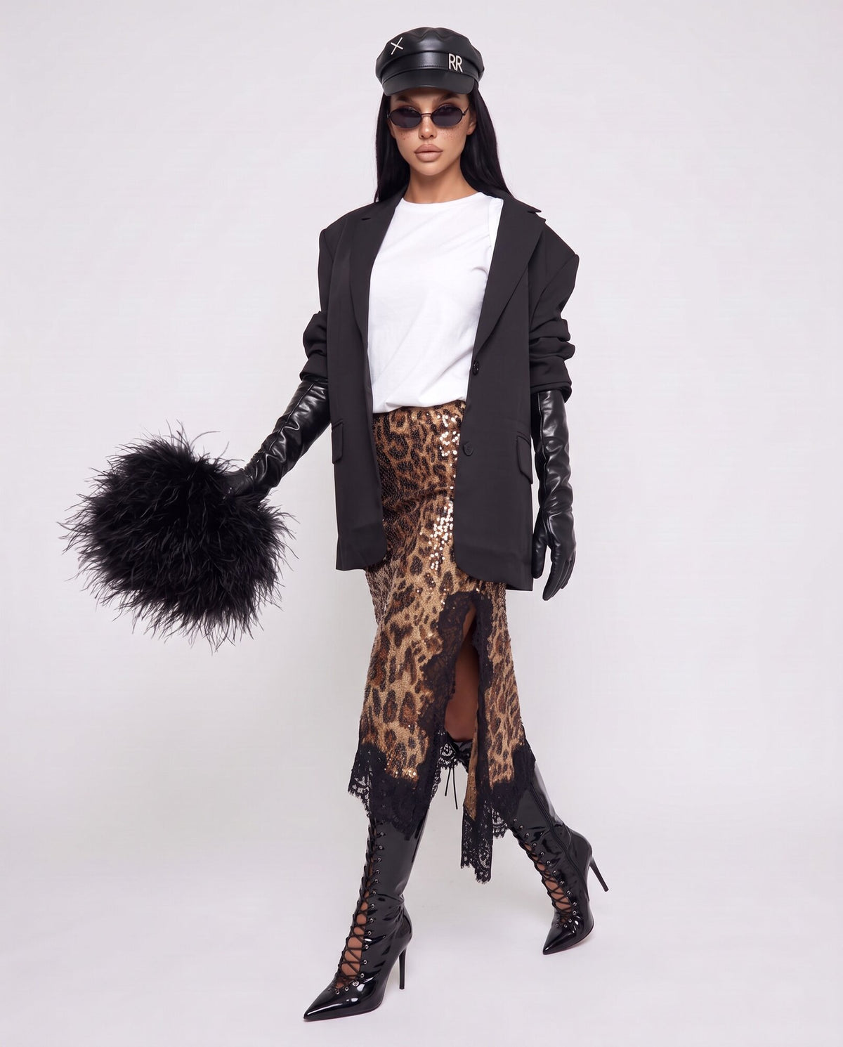 Total Look Sequin Leopard