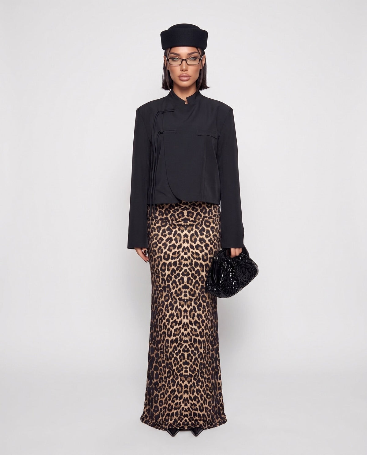 Total Look Boxy Leopard